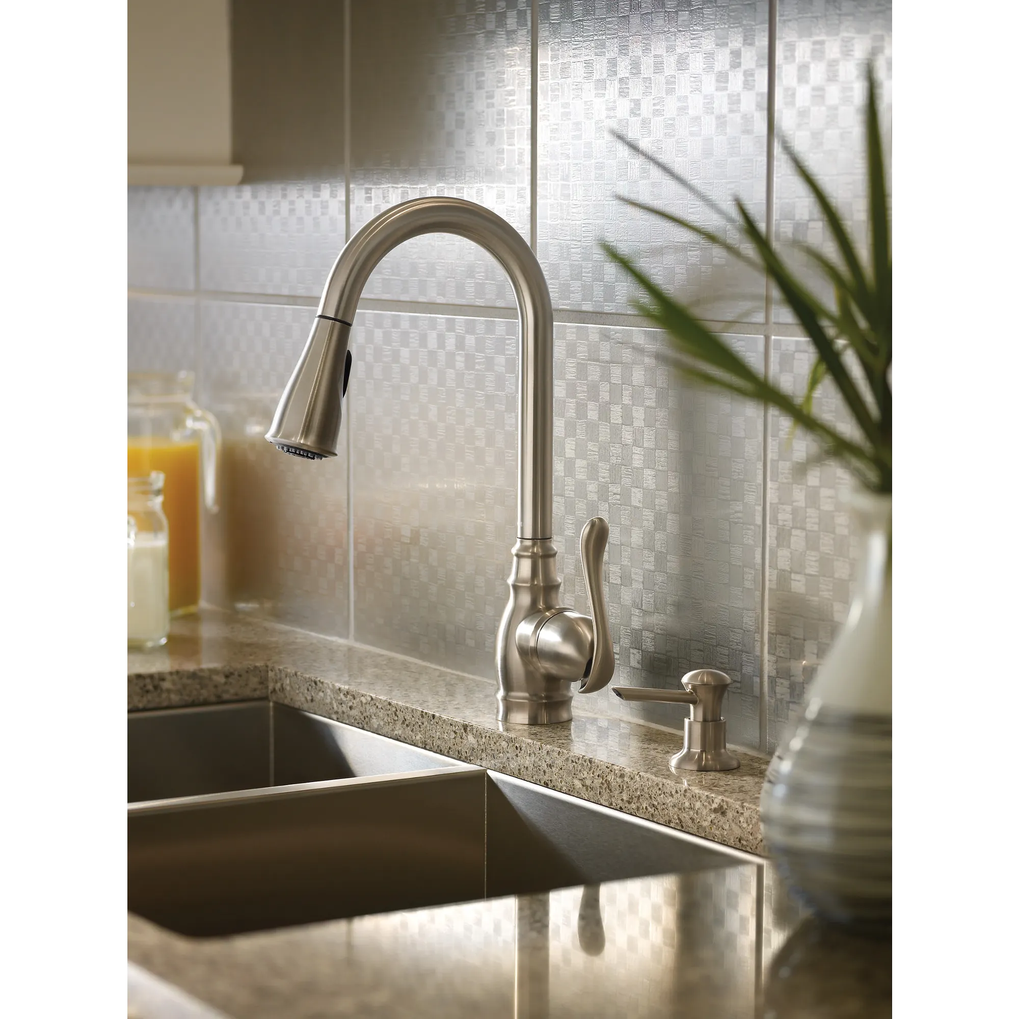 Anabelle One-Handle High Arc Pulldown Kitchen Faucet - Image 24