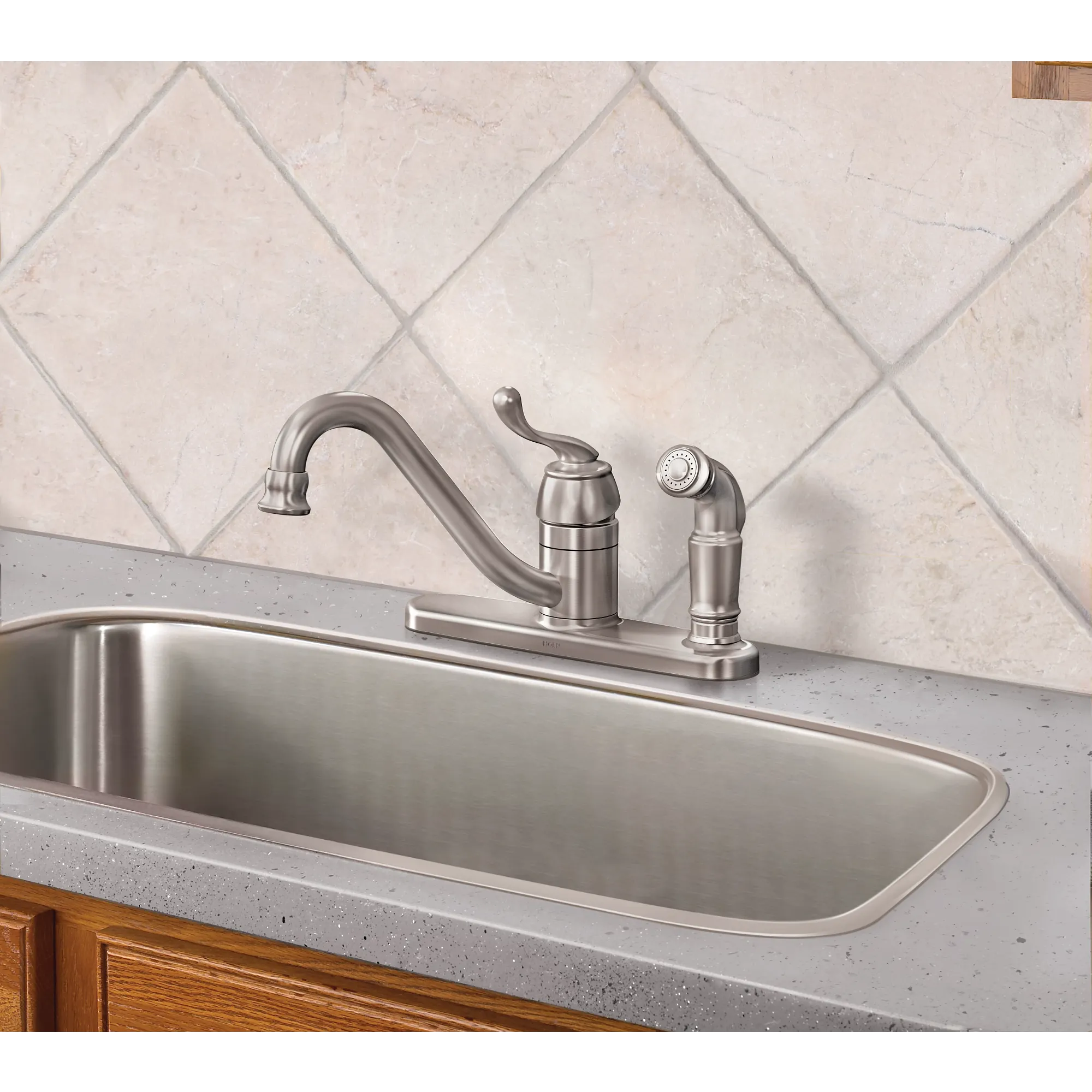 Muirfield One-handle Low Arc Kitchen Faucet - Image 3