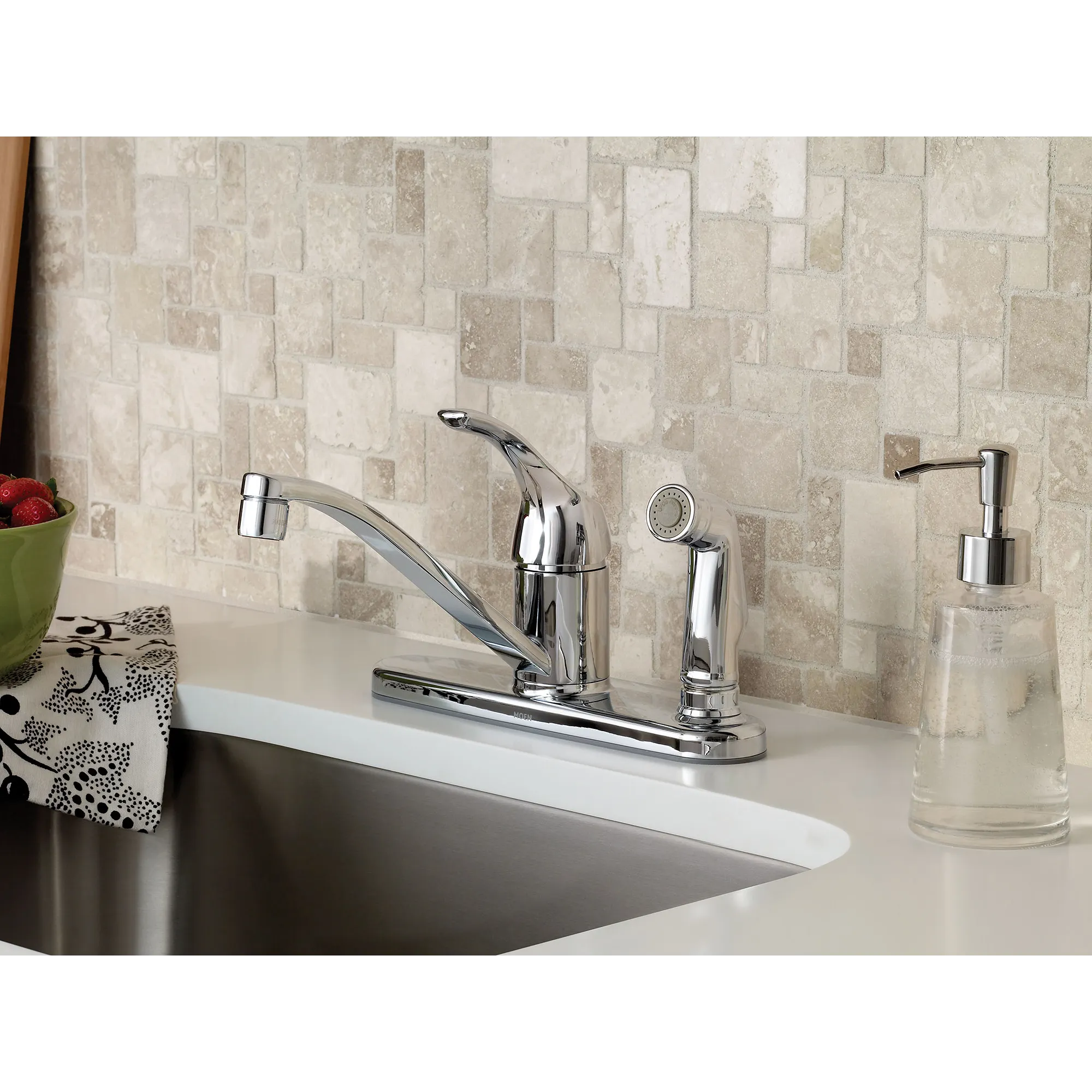 Adler One-handle Low Arc Kitchen Faucet - Image 2
