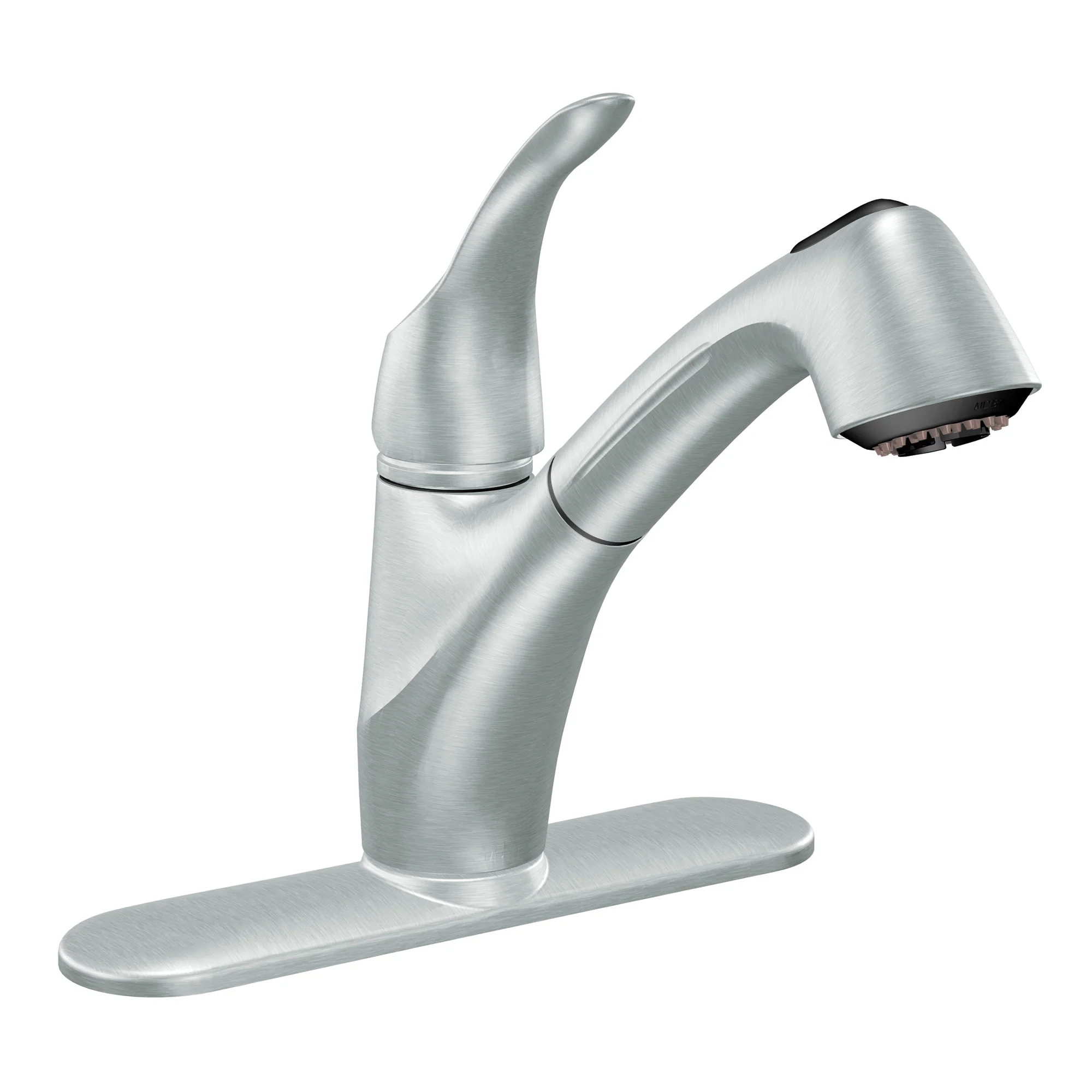 Torrance Chrome one-handle low arc pullout kitchen faucet - Image 7
