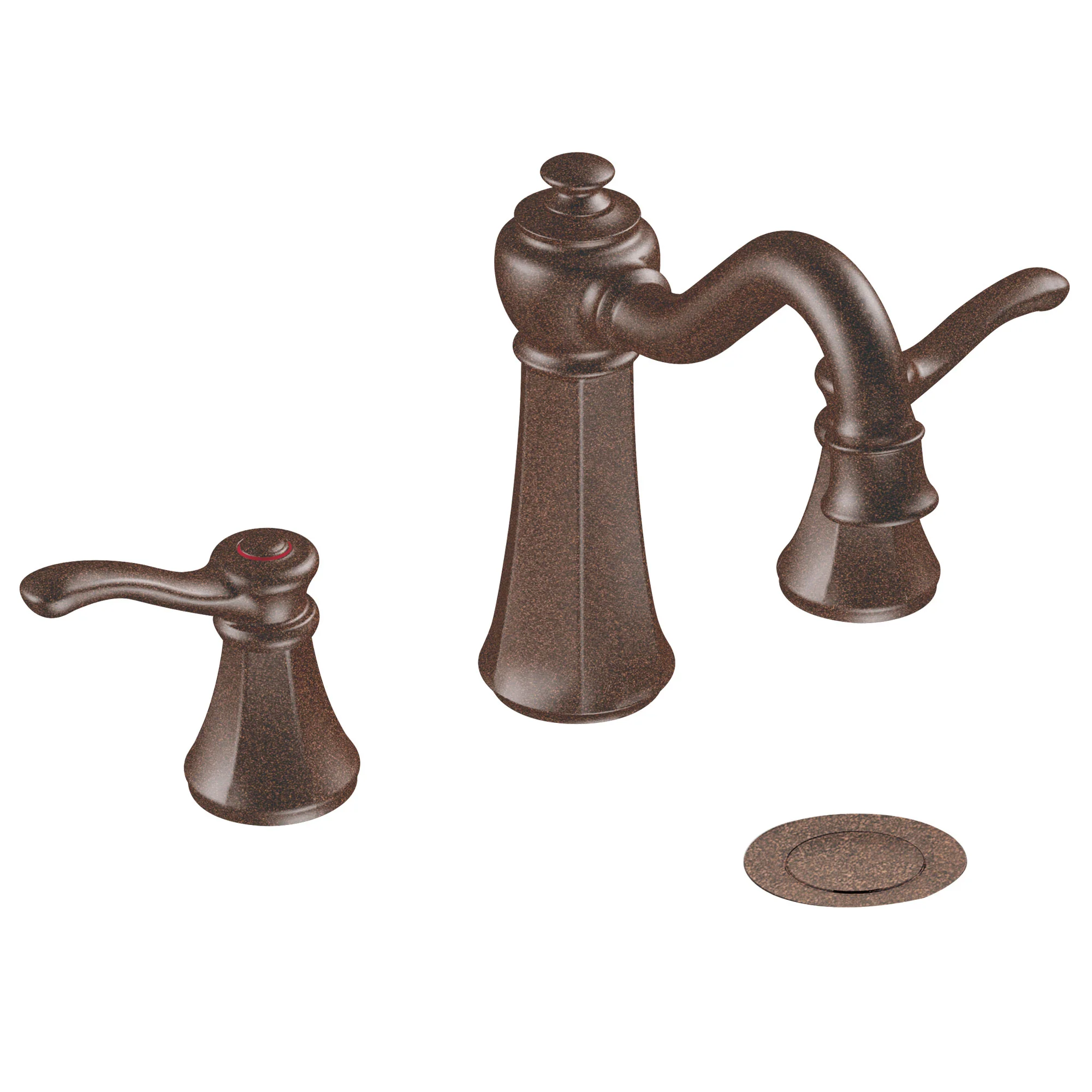 Vestige Chrome two-handle high arc bathroom faucet - Image 3