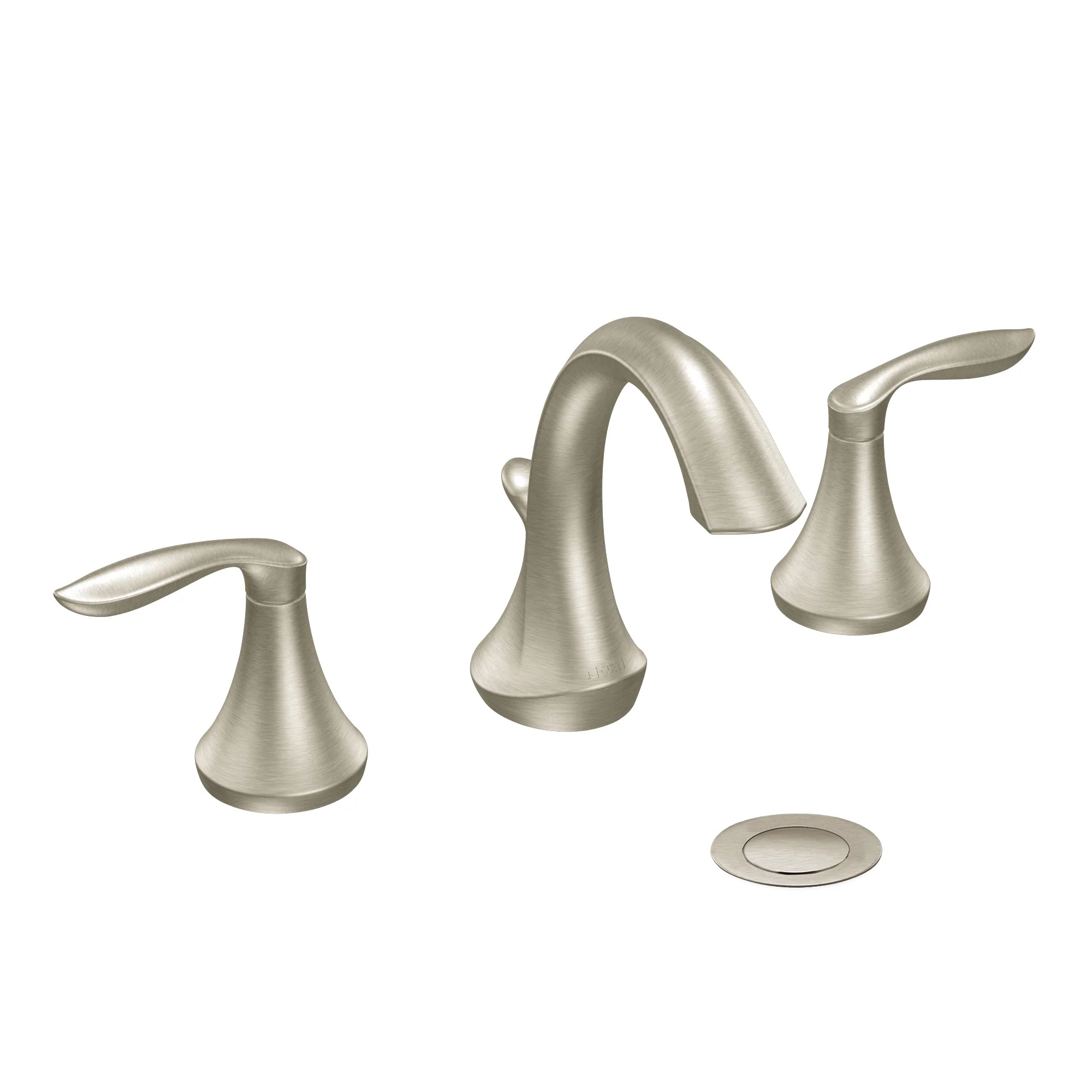 Eva Chrome two-handle high arc bathroom faucet - Image 5