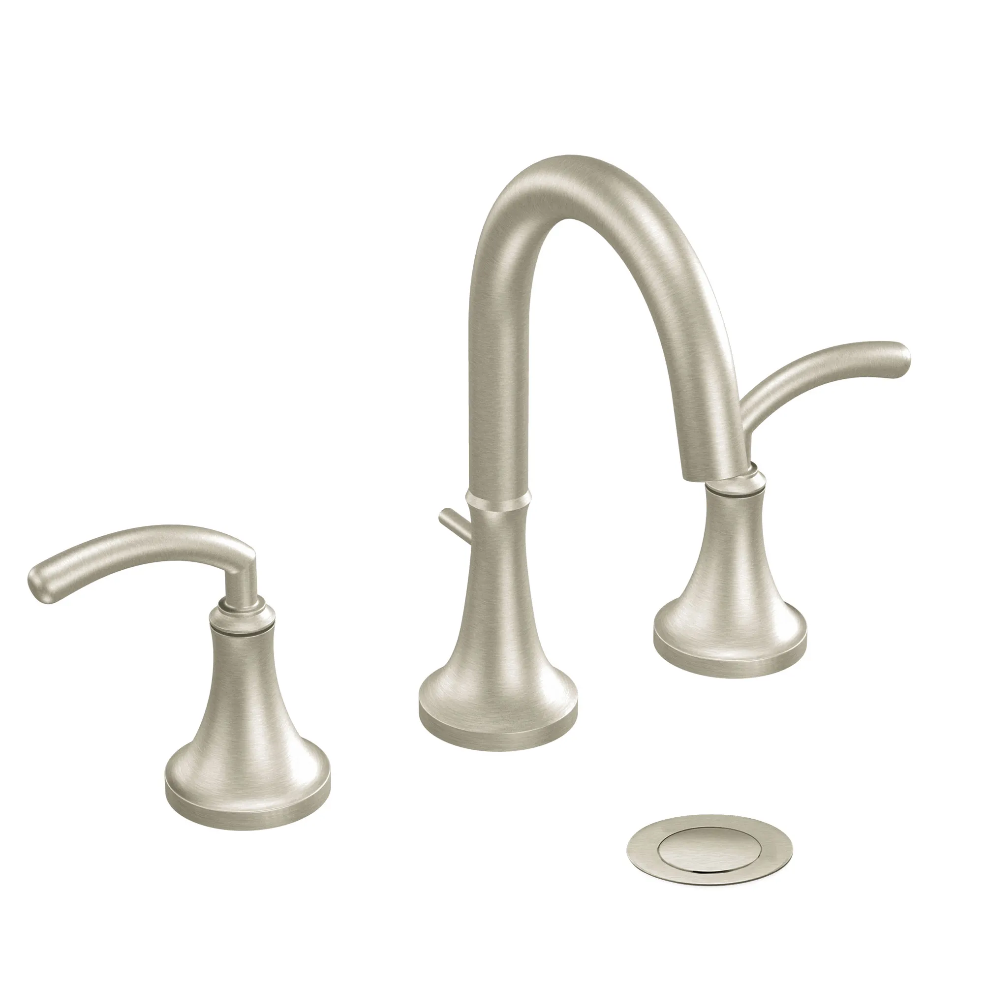 Icon Chrome two-handle high arc bathroom faucet - Image 4