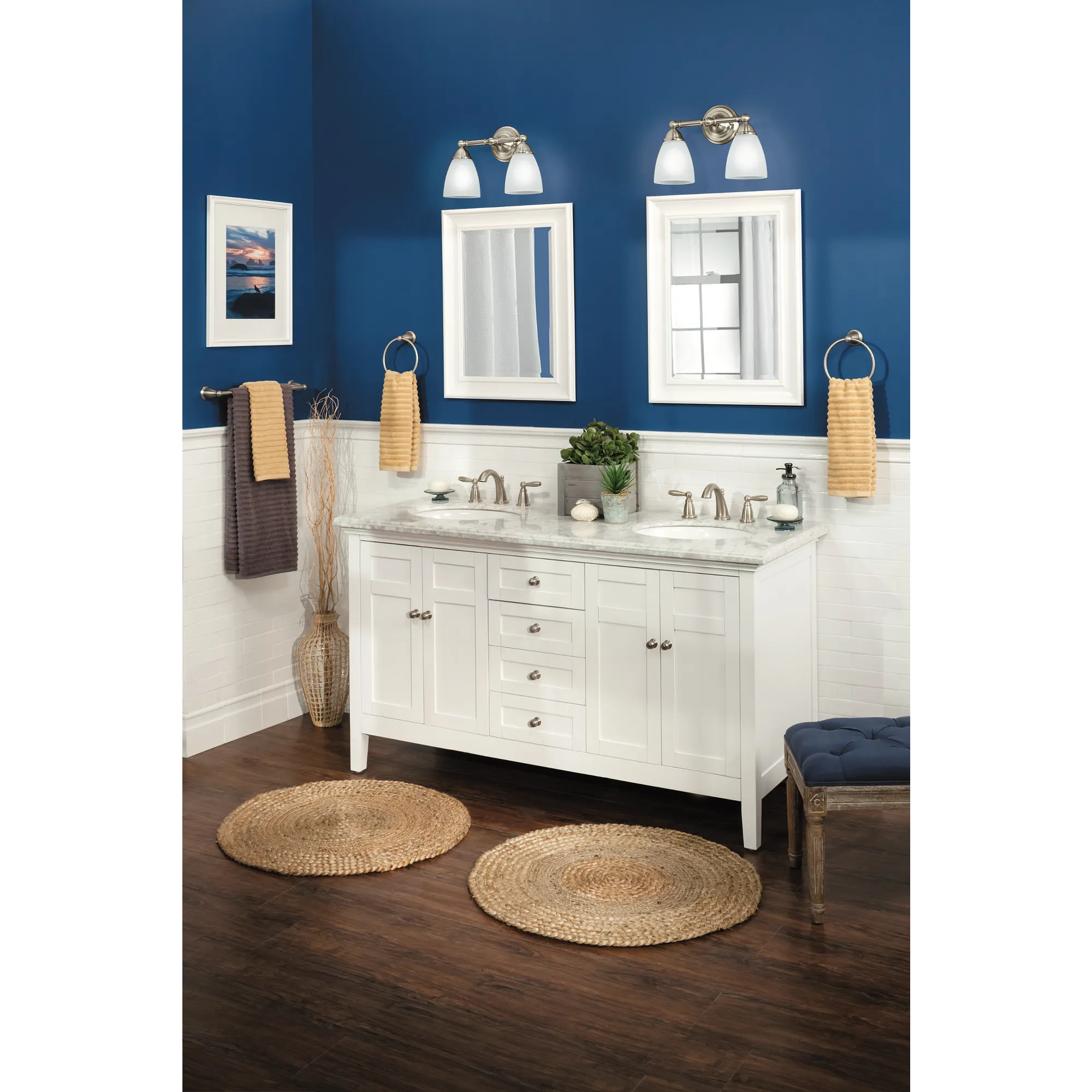 Brantford Chrome two-handle low arc bathroom faucet - Image 8