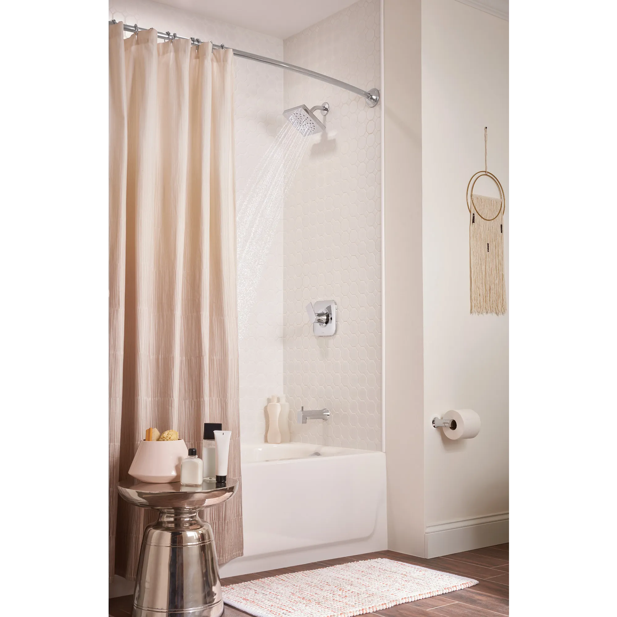 Curved Shower Rods Tension Curved Shower Rod - Image 2