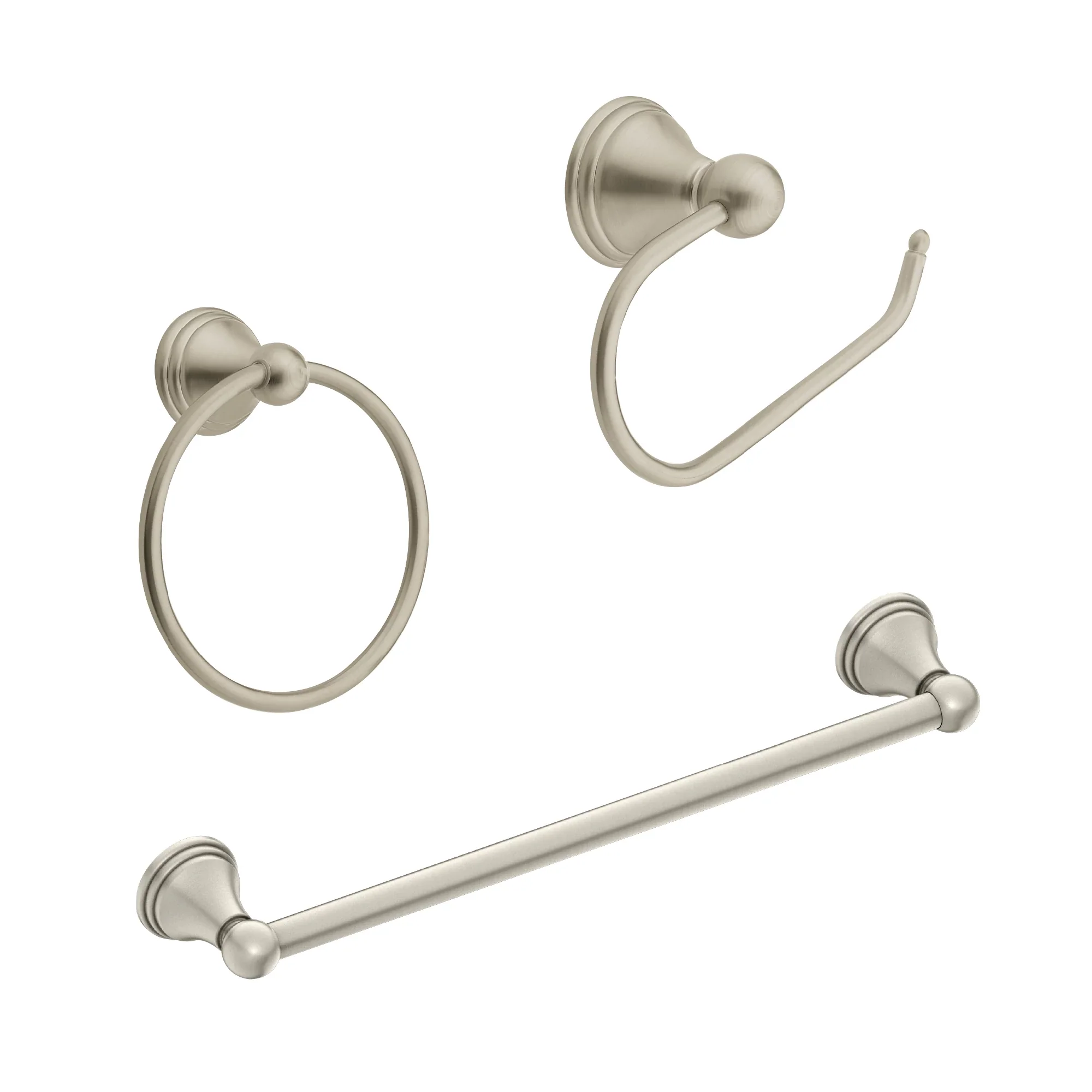 Preston Matte black paper holder towel bar towel ring - Image 4