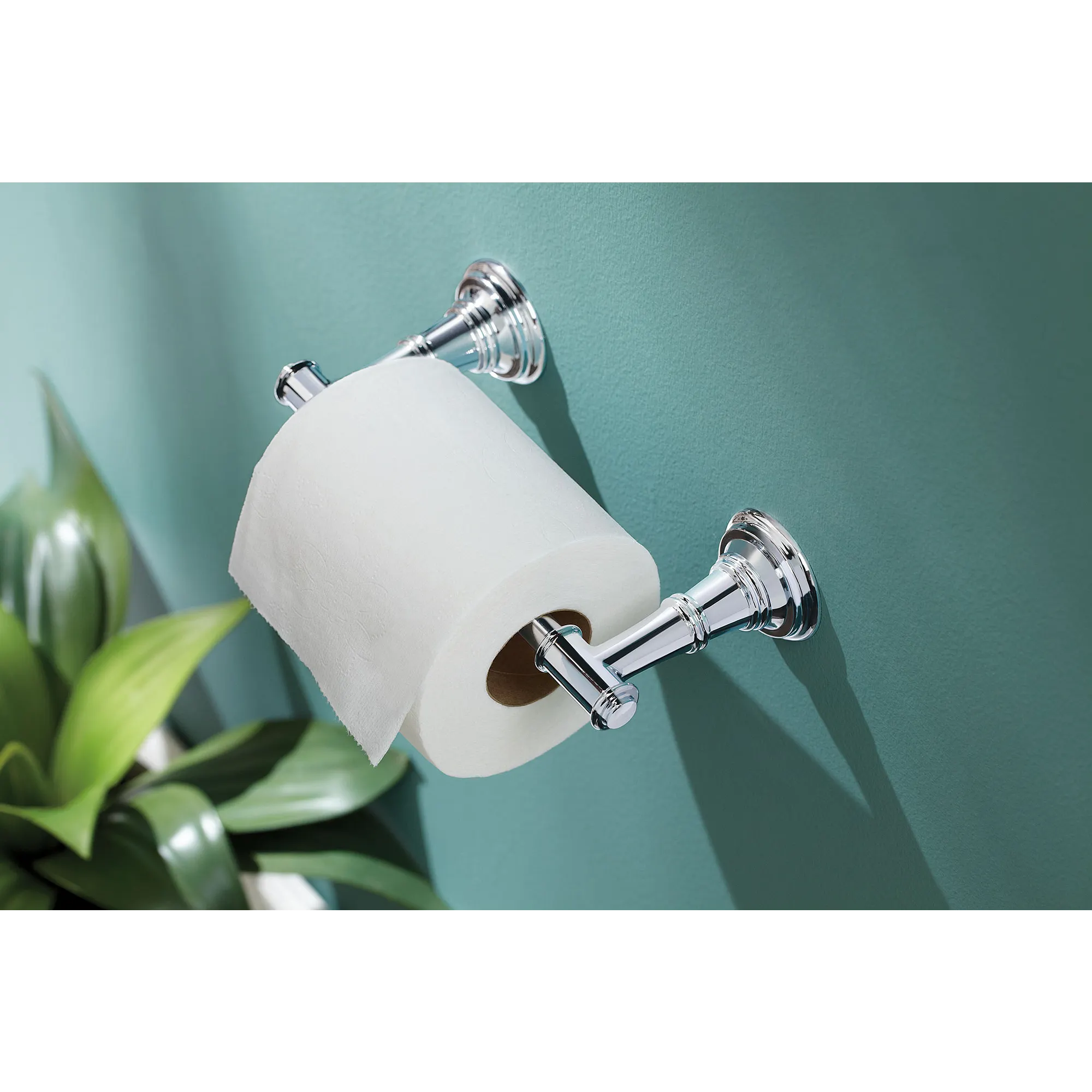 Ellsworth Chrome Pivoting Toilet Paper Holder - Image 2
