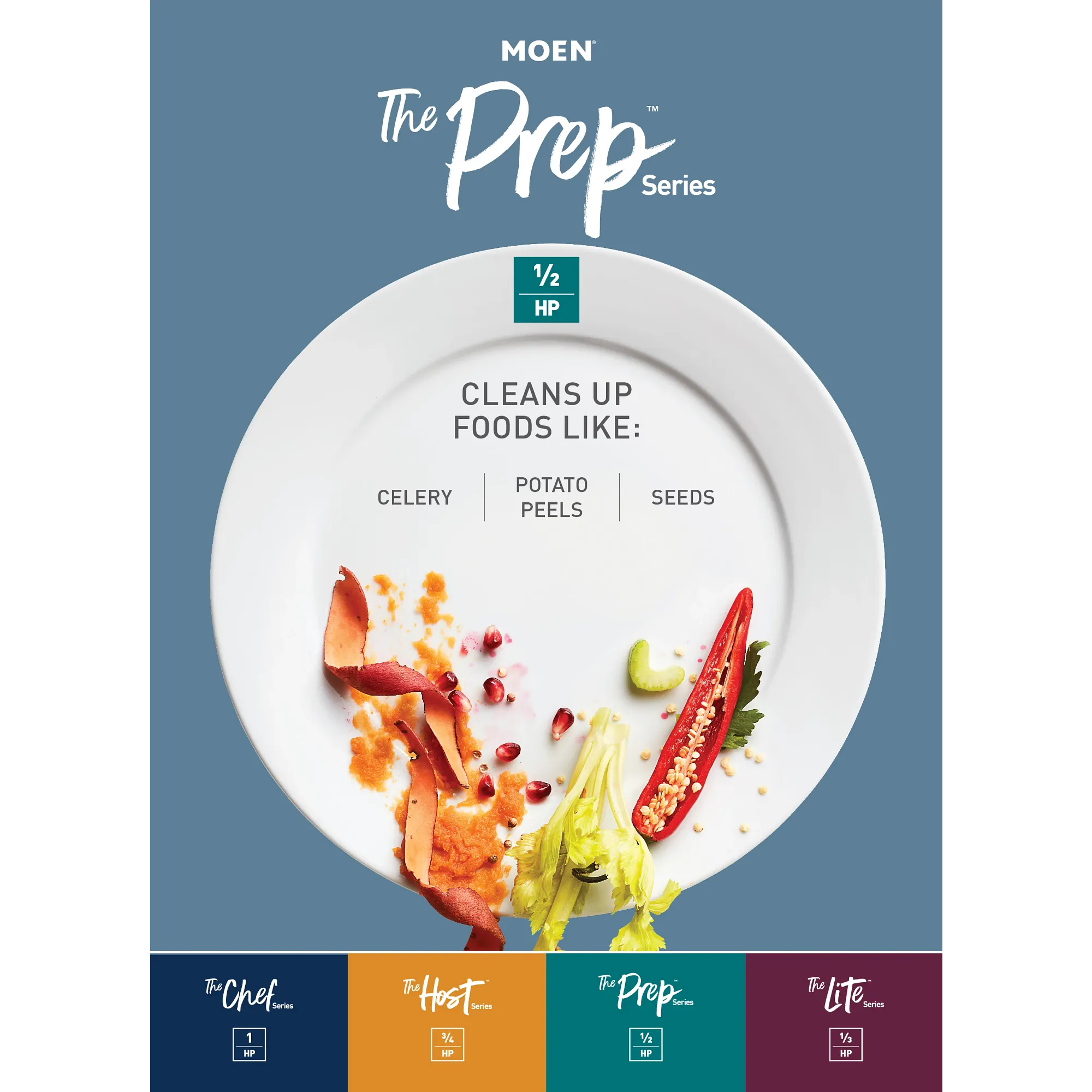 Ex Series Prep™ Series 1/2 Horsepower Garbage Disposal - Image 3