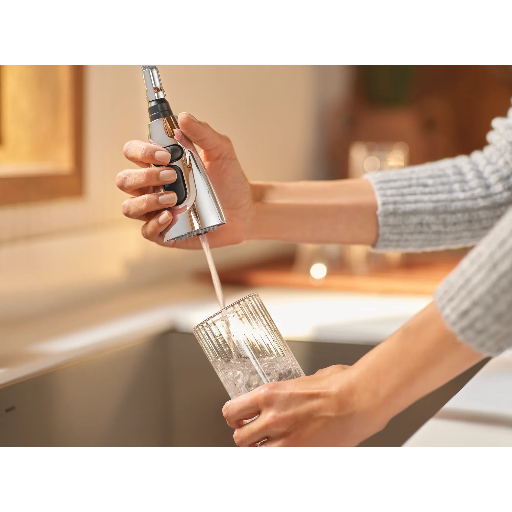 3-in-1 Filtration Pulldown Retrofit Wand Kit - Transitional - Image 2