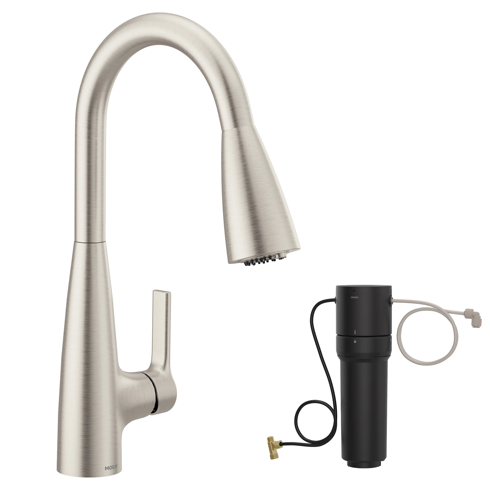 Haelyn One-Handle Pulldown Kitchen Filtration Faucet - Image 5