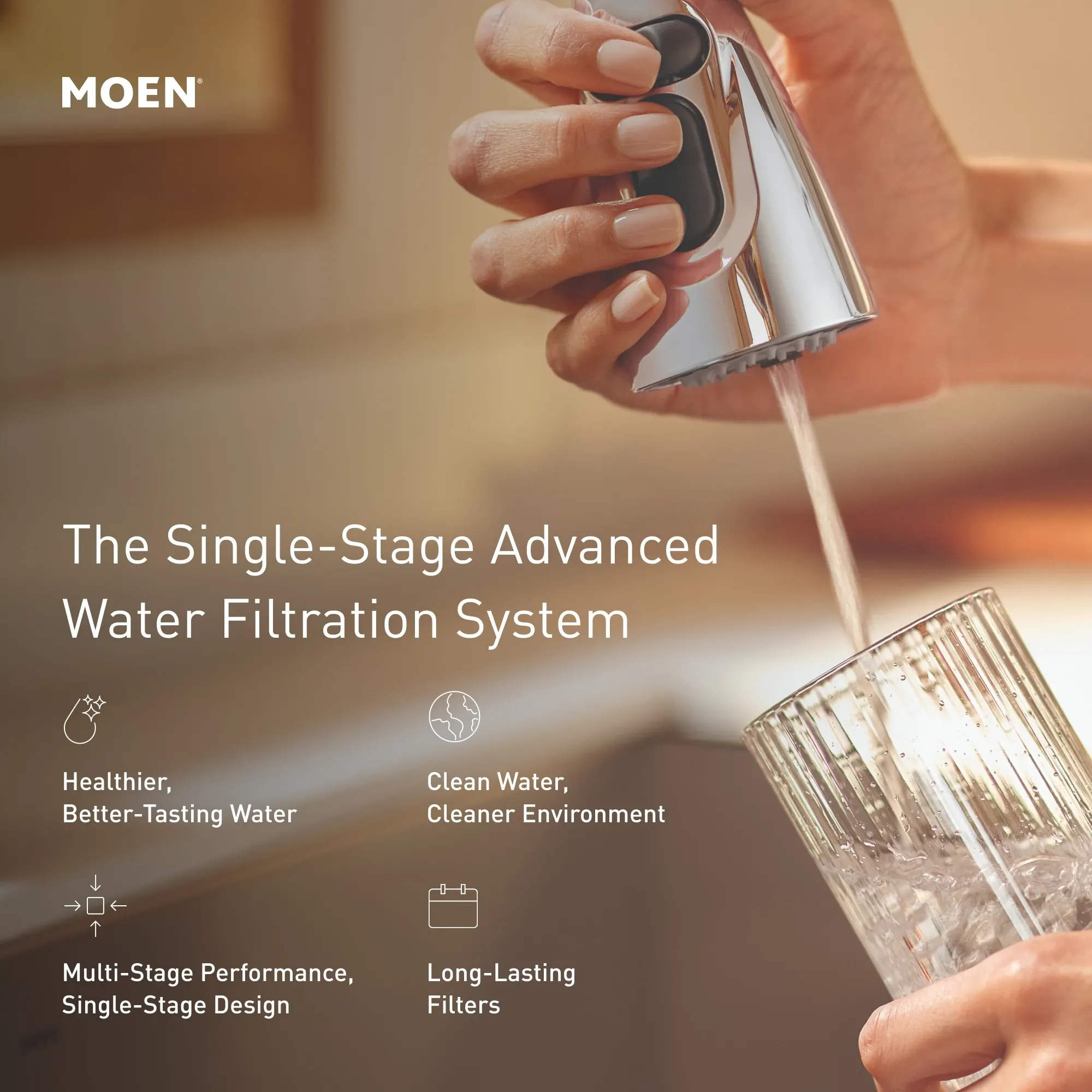 Haelyn One-Handle Pulldown Kitchen Filtration Faucet - Image 7