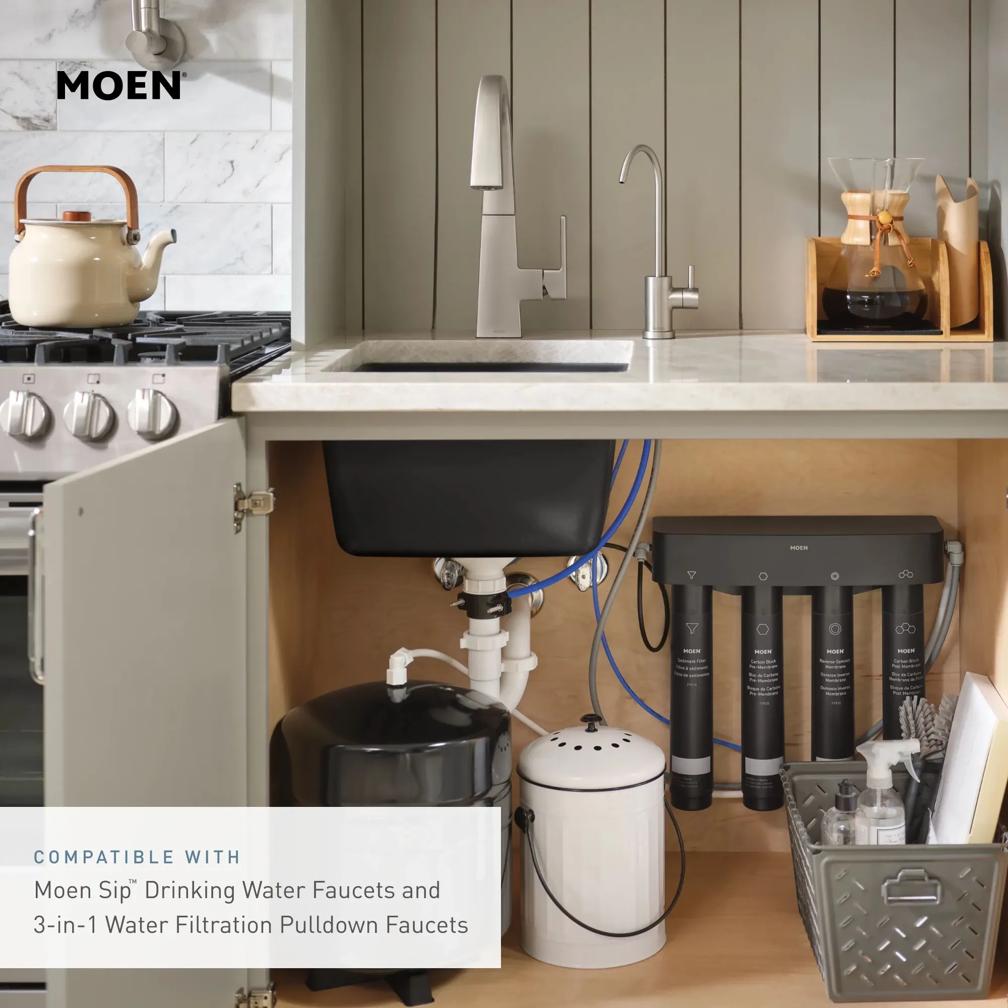 Moen Reverse Osmosis Sediment Stage 1 Water Filter Replacement - Image 4