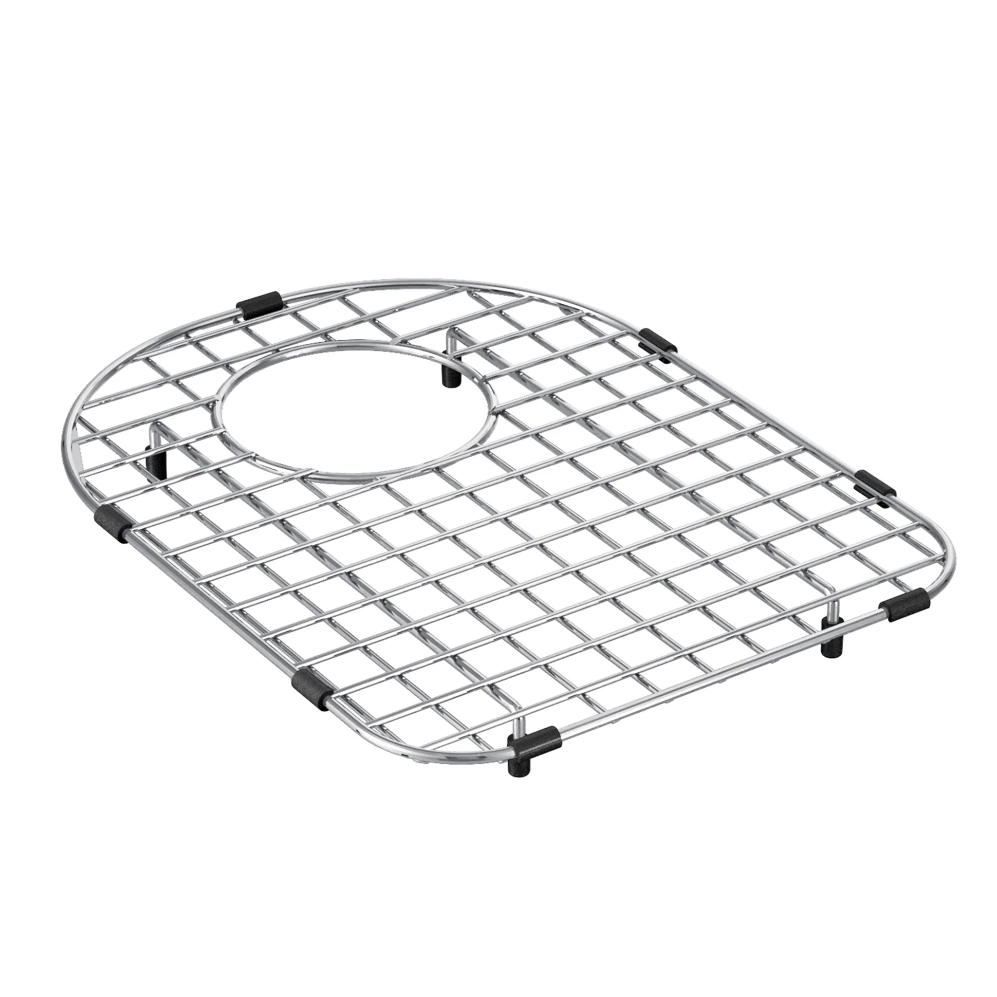 Moen Stainless D Shape Rear Drain Bottom Grid Accessory fits 13" x 16.5" Sink Bowls - Image 2