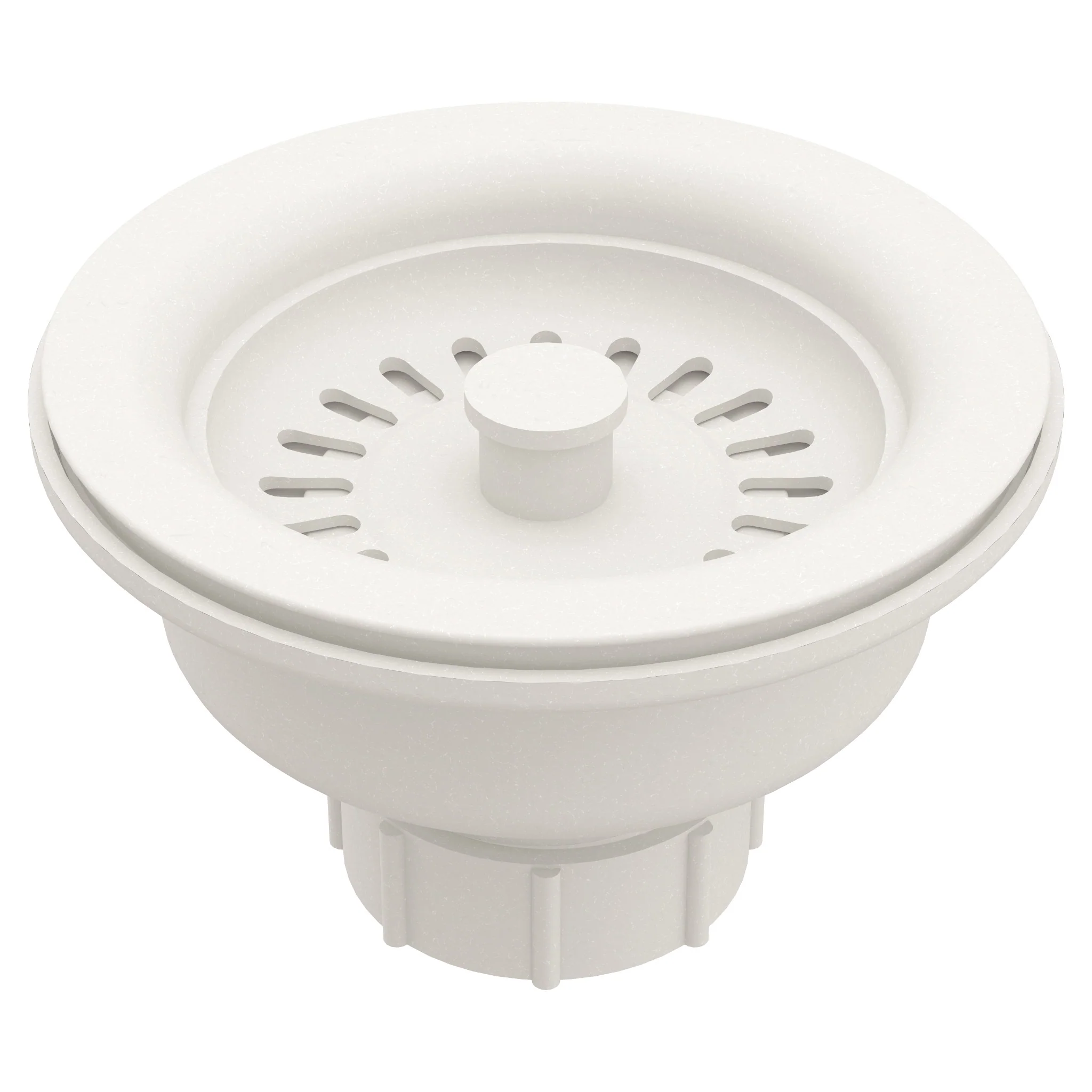 White drain for granite sinks