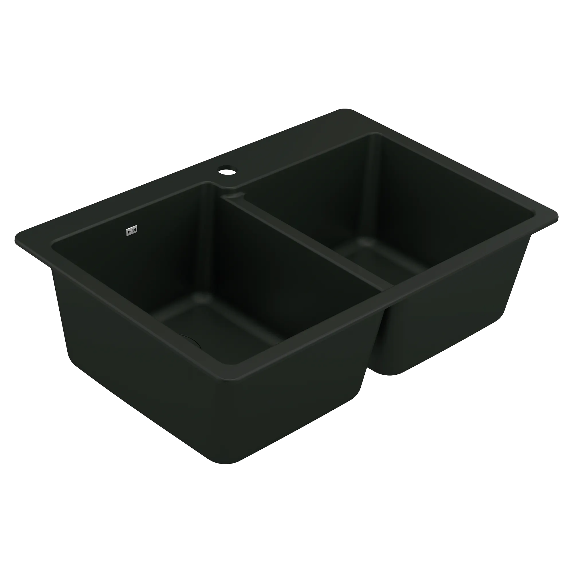 Host 33" Granite Dual Mount Double Bowl Sink - Image 3