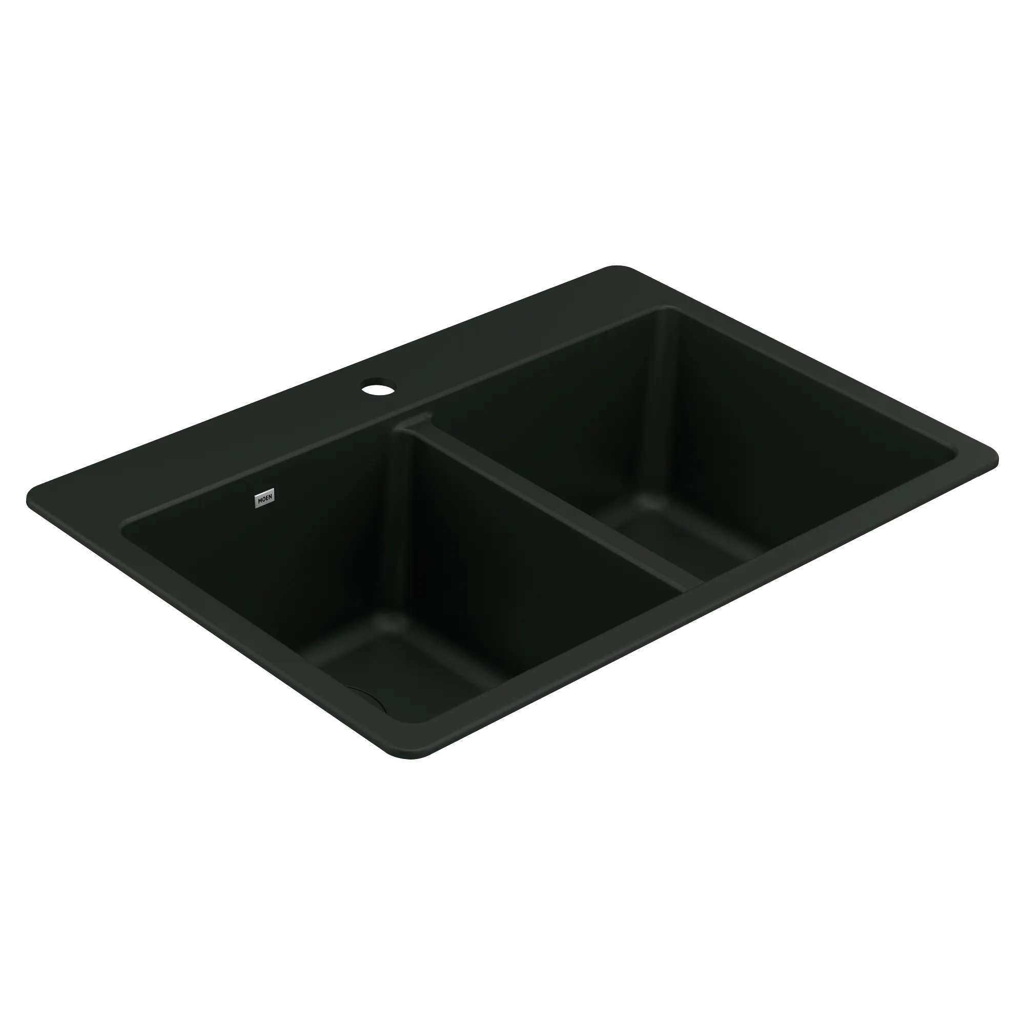Host 33" Granite Dual Mount Double Bowl Sink - Image 4