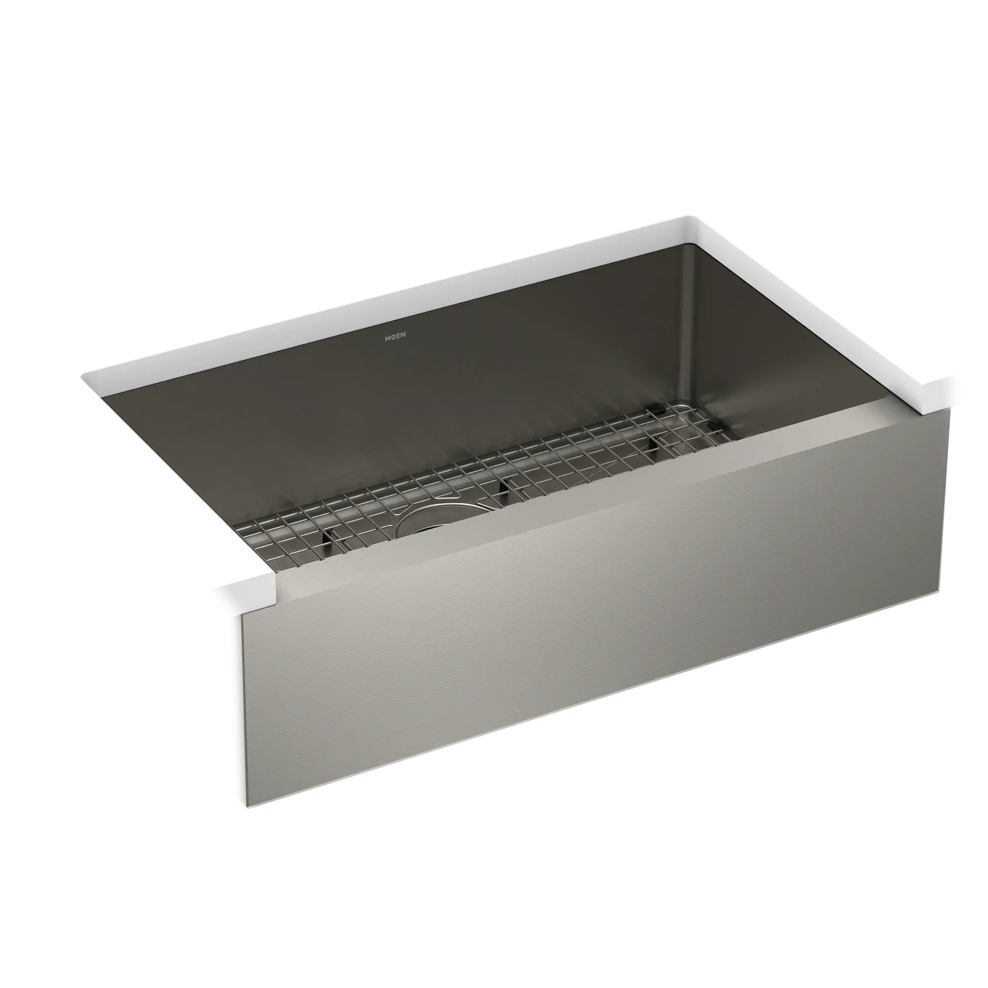 Prep 33" Stainless Steel Dual Mount Apron Front Single Bowl Sink - Image 3