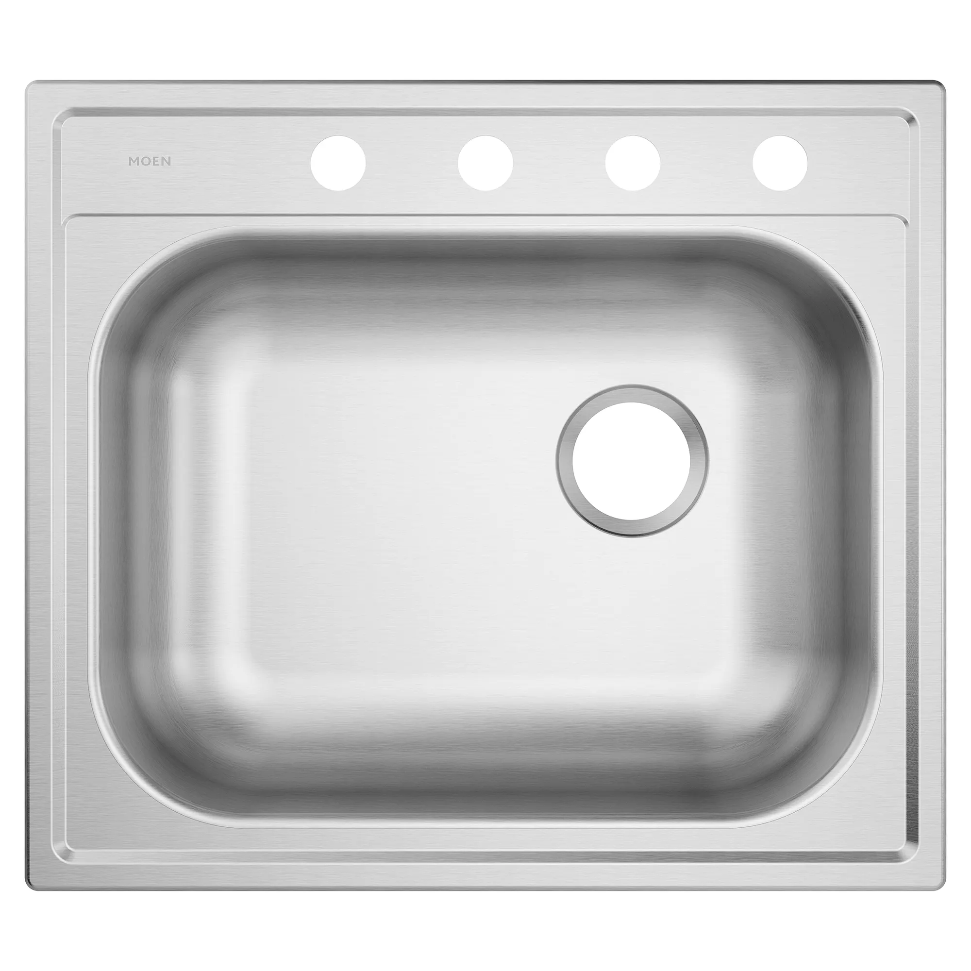 2000 Series 25"x22" 20 Gauge Single Bowl Drop In Sink - Image 2