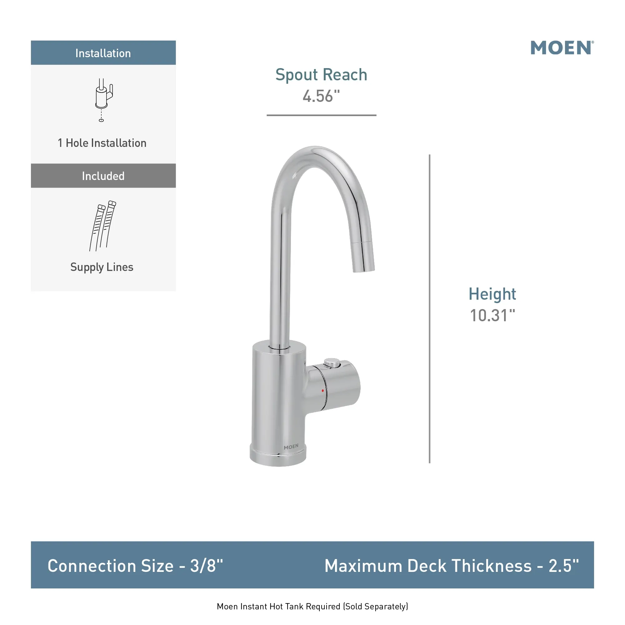 Sip Modern Instant Hot Water Dispenser Faucet - Image 8