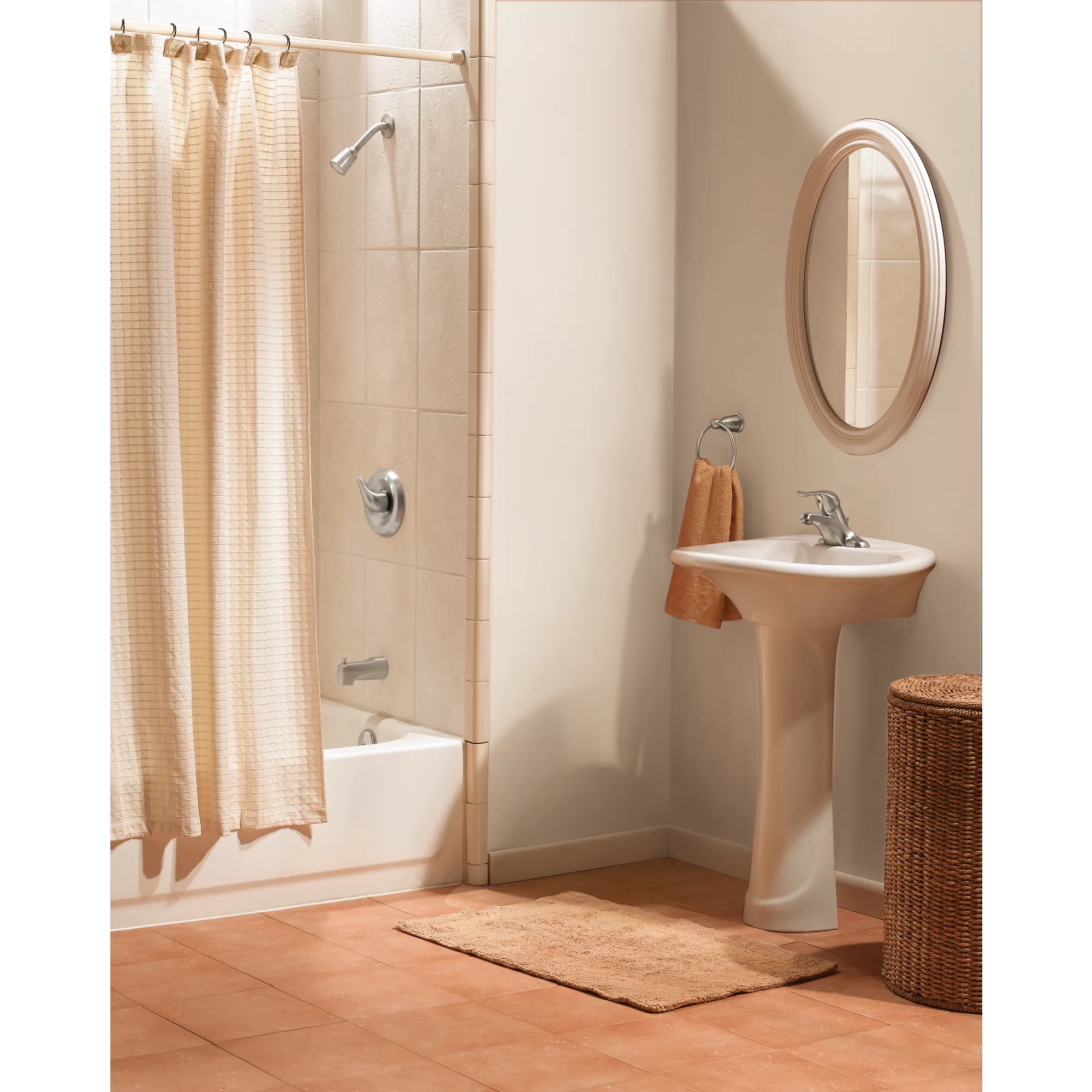 Chateau Chrome One-Handle Low Arc Bathroom Faucet - Image 20