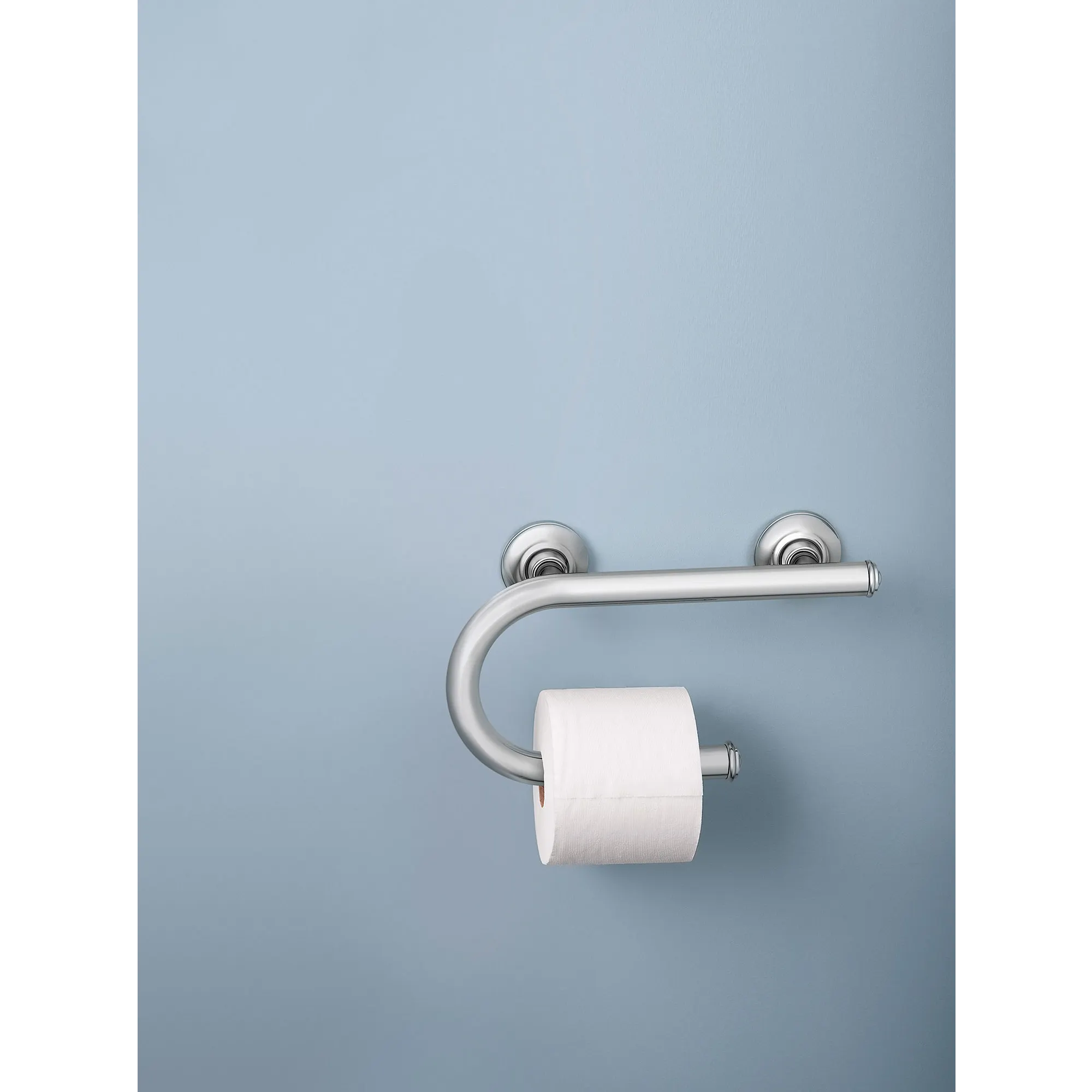 Chrome 8" grab bar with accessories - Image 2
