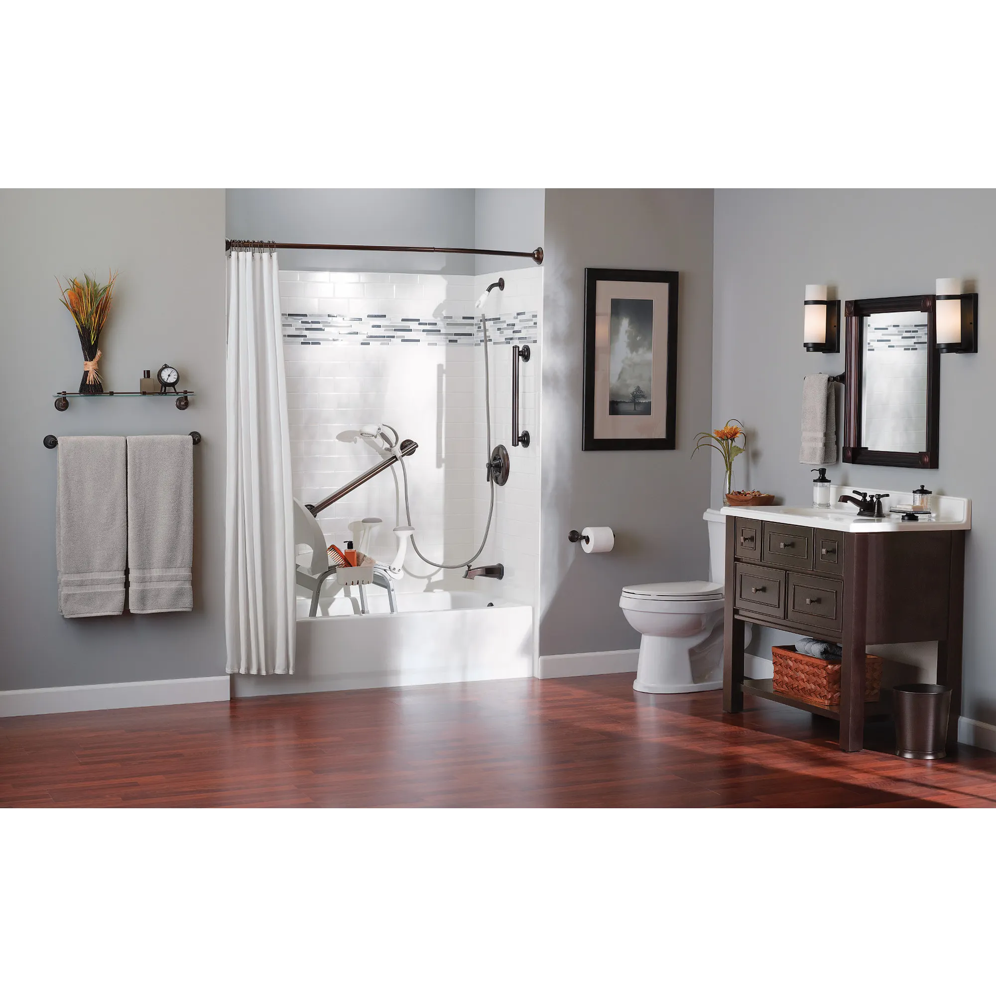 Moen Home Care Chrome 24" Designer Grab Bar - Image 10