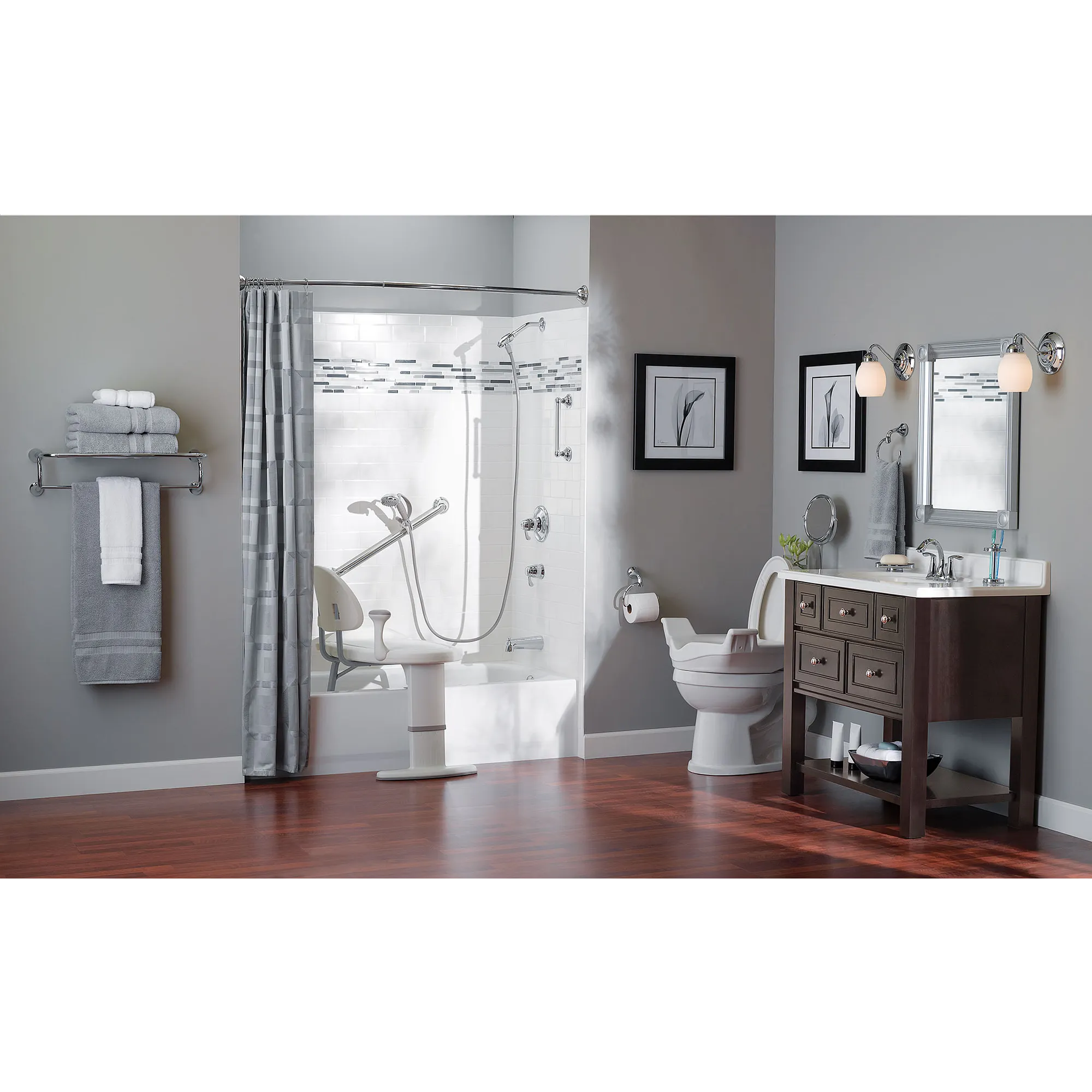 Moen Home Care Chrome 24" Designer Grab Bar - Image 7