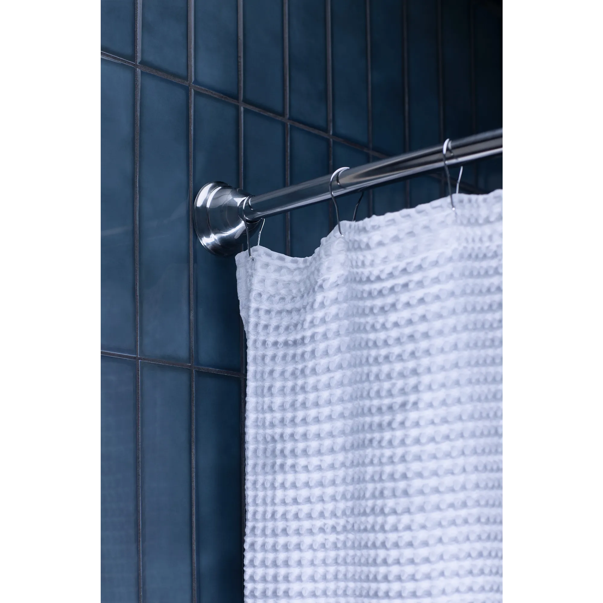 Curved Shower Rods Curved Shower Rod with Magnetix Chrome Tension or Permanent Mount - Image 2