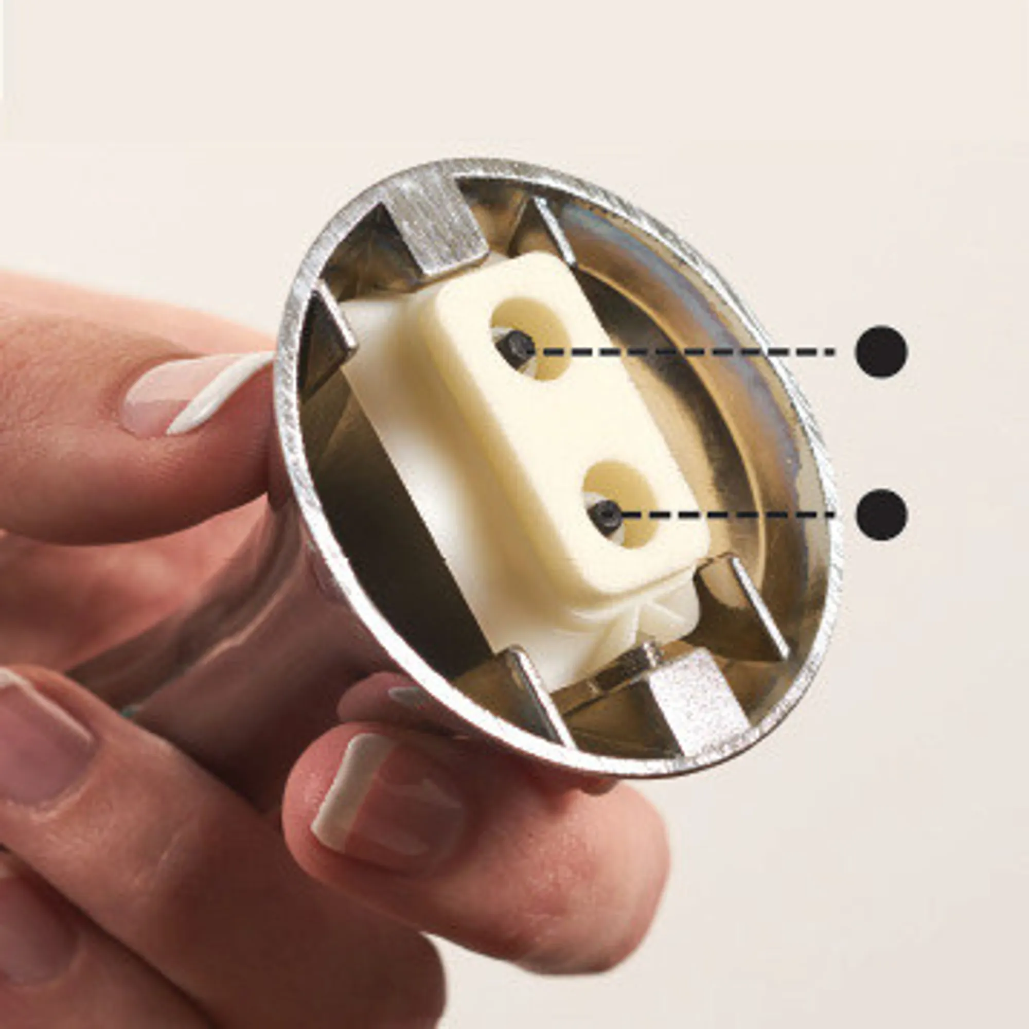 Darcy Chrome European Toilet Paper Holder - Image 5