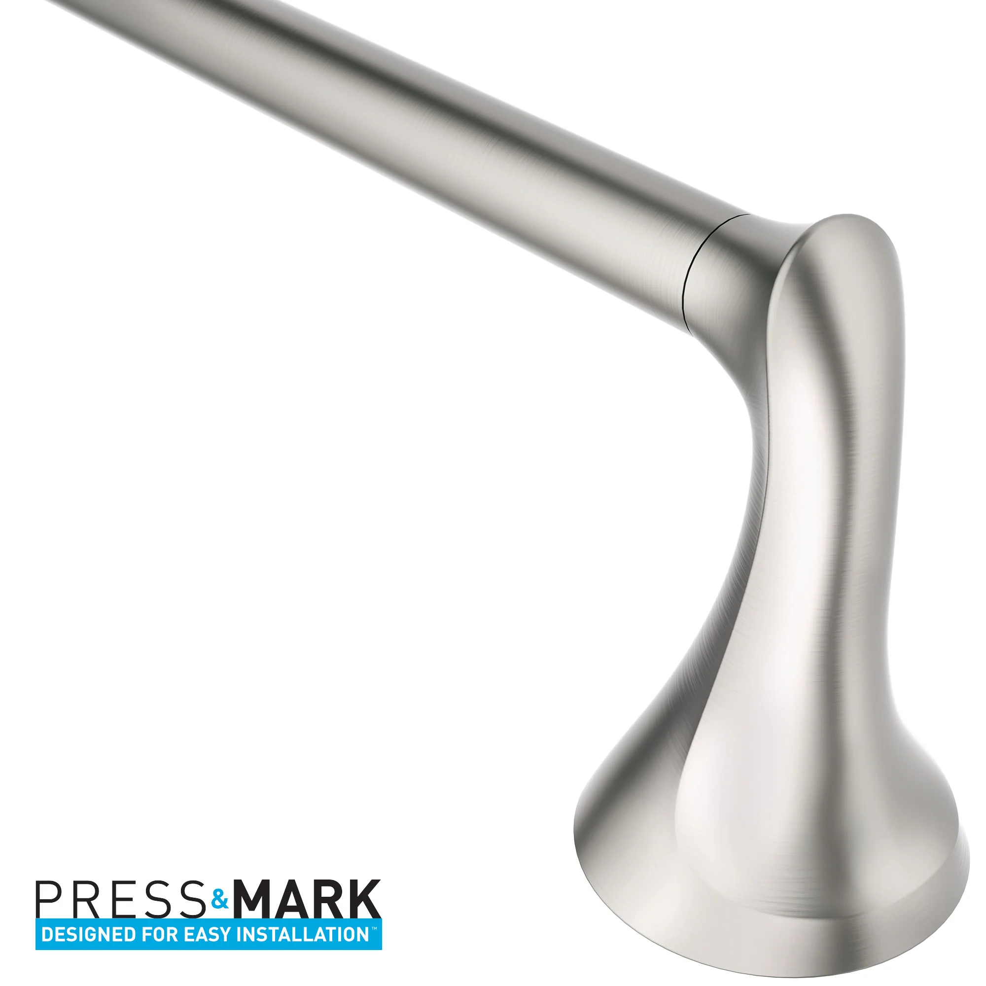 Darcy Chrome 24" Towel Bar - Image 8