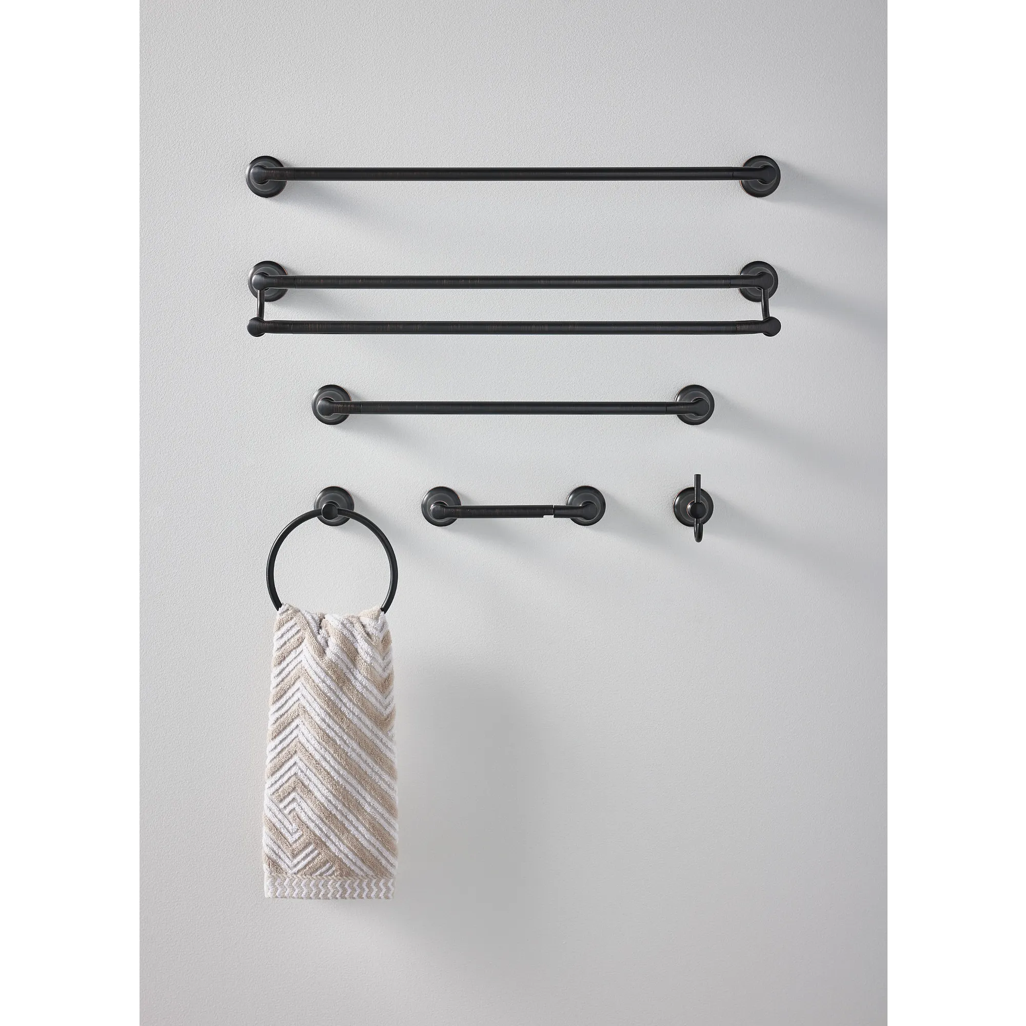 Hilliard Mediterranean Bronze Pivoting Paper Holder - Image 5