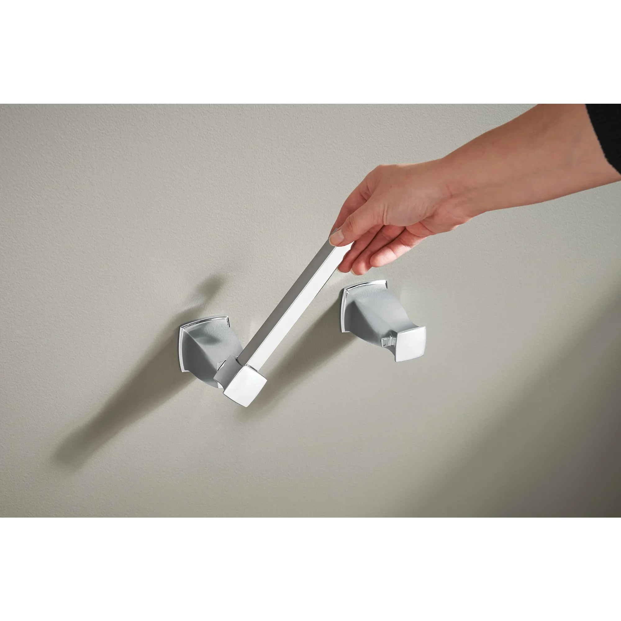 Hensley Chrome Pivoting Toilet Paper Holder - Image 3