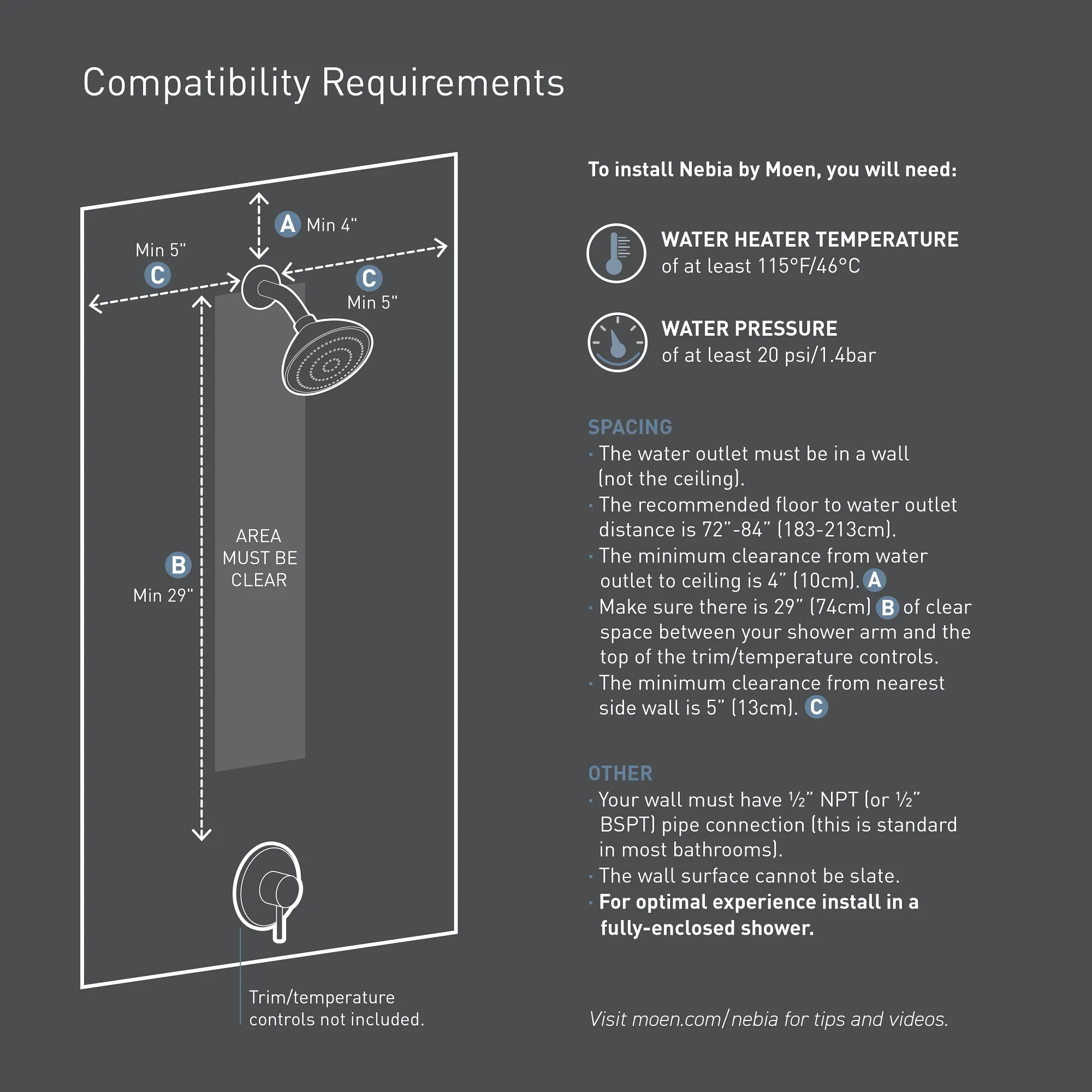 Moen Spa Shower Matte Black Handheld Shower - Image 6
