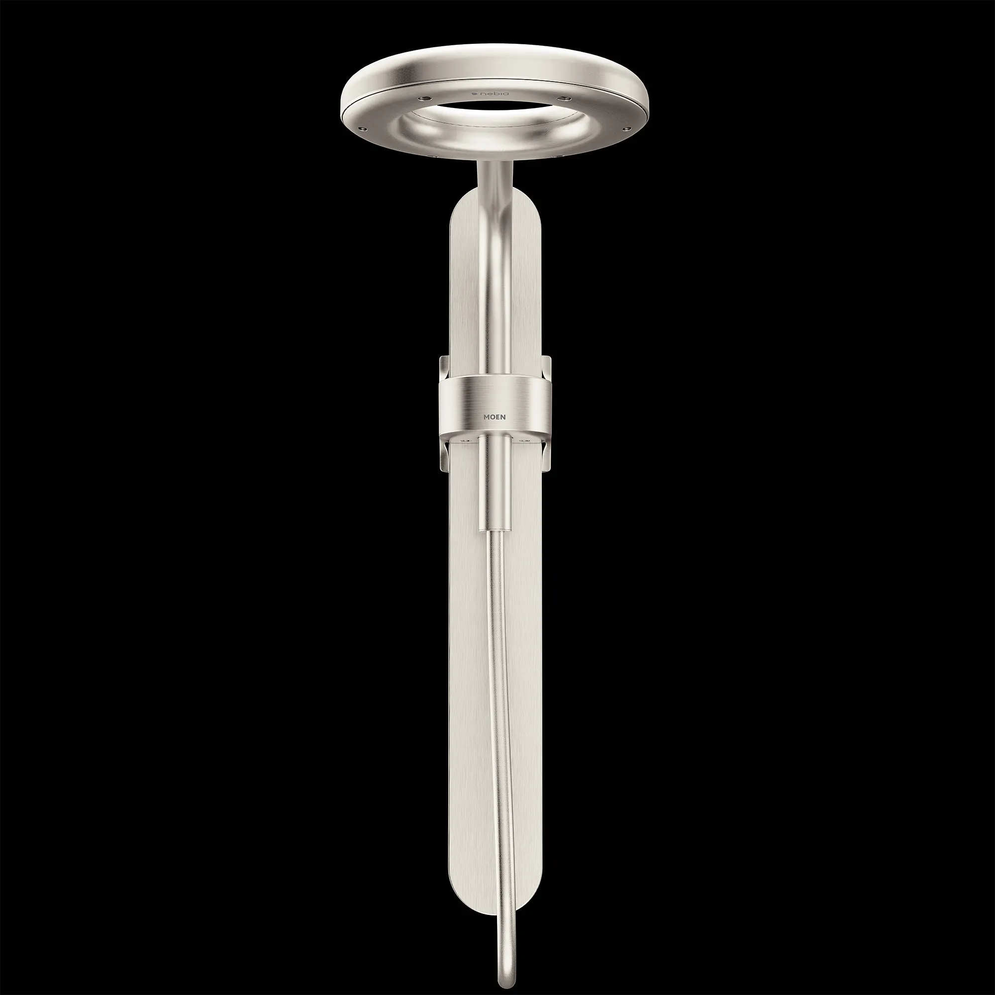 Moen Spa Shower Matte Black One-Function 7.9" Diameter Spray Head Rainshower - Image 13