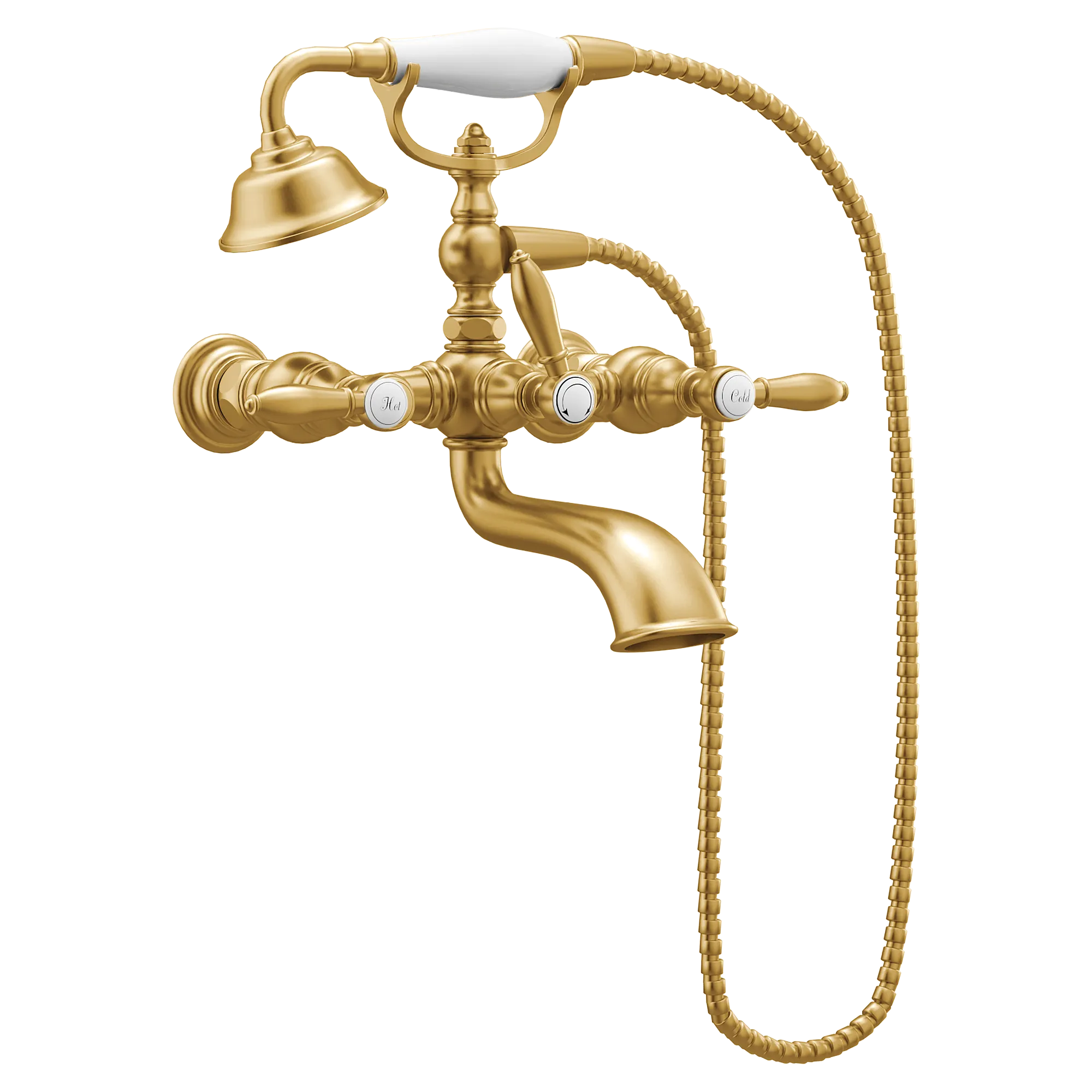 Weymouth Two-Handle Tub Filler including Handheld Shower - Image 19