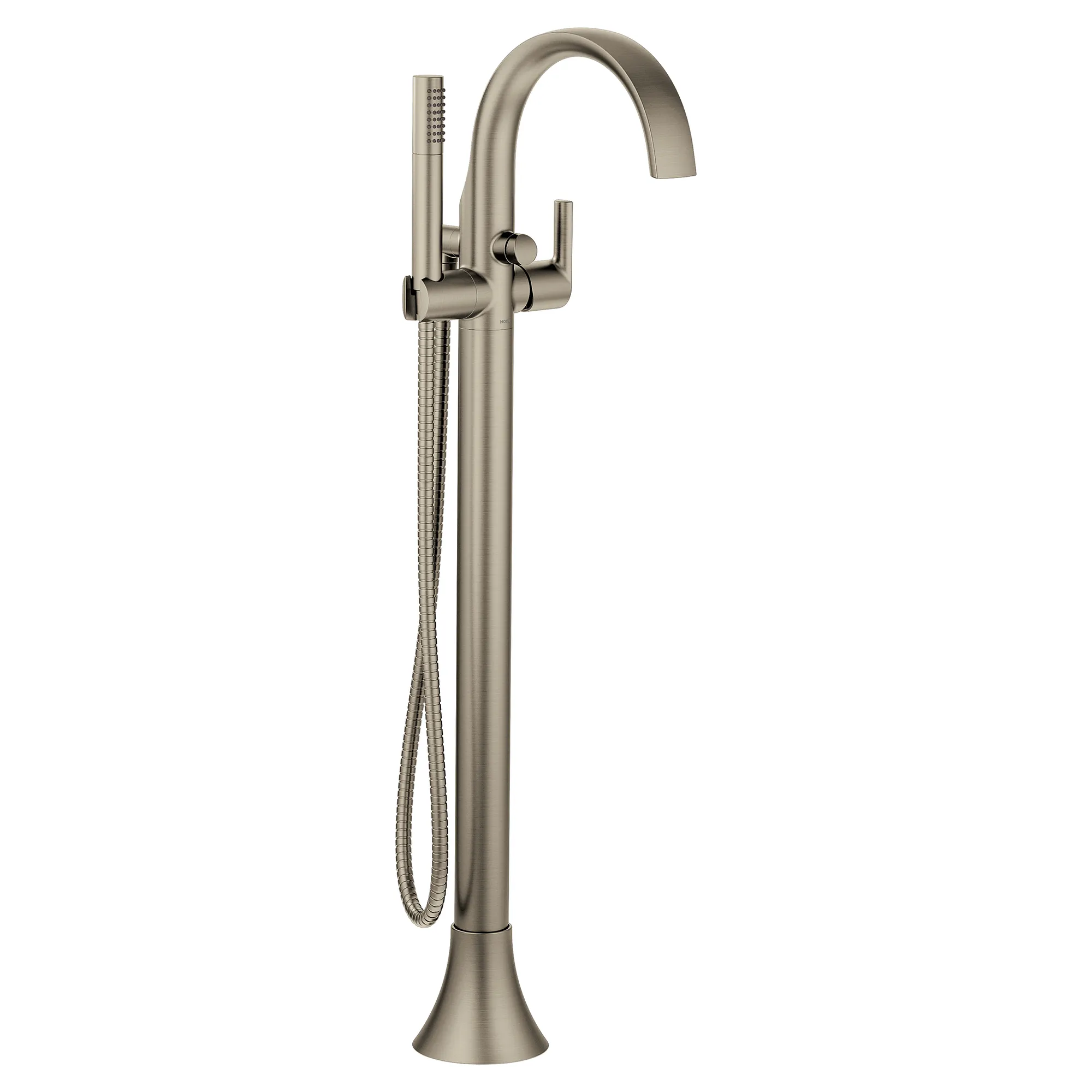 Doux Chrome One-Handle Tub Filler including Handheld Shower - Image 9