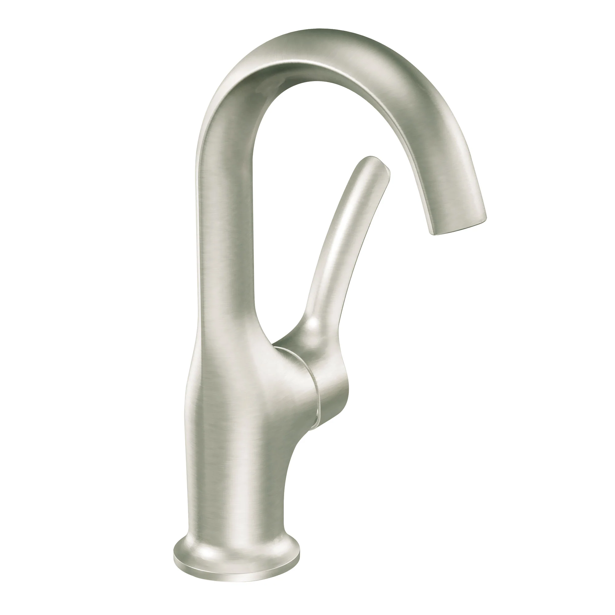 Fina Chrome one-handle high arc bathroom faucet - Image 3