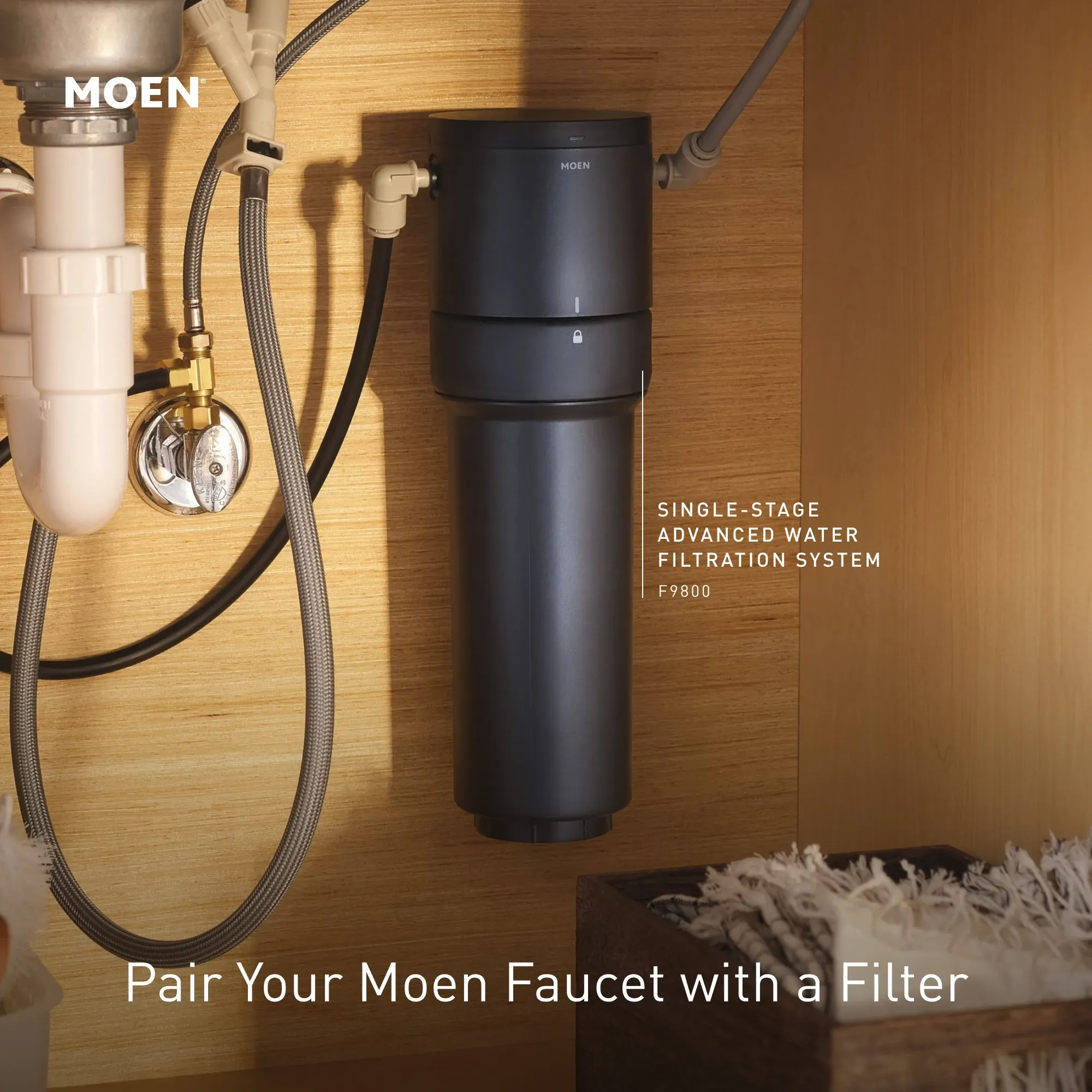 Moen One-Handle High Arc Single Mount Beverage Faucet - Image 12