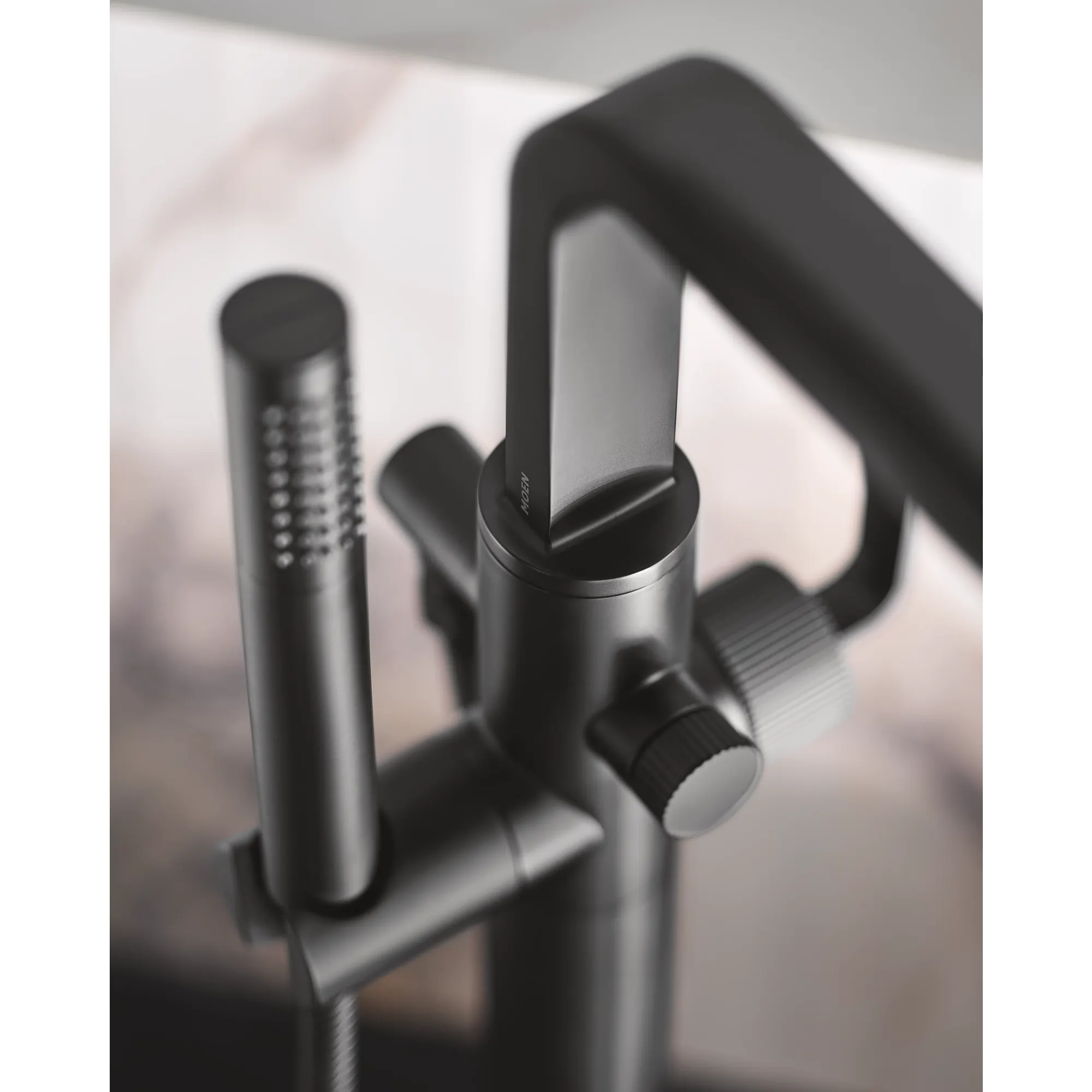 Cambium Chrome one-handle tub filler includes hand shower - Image 7