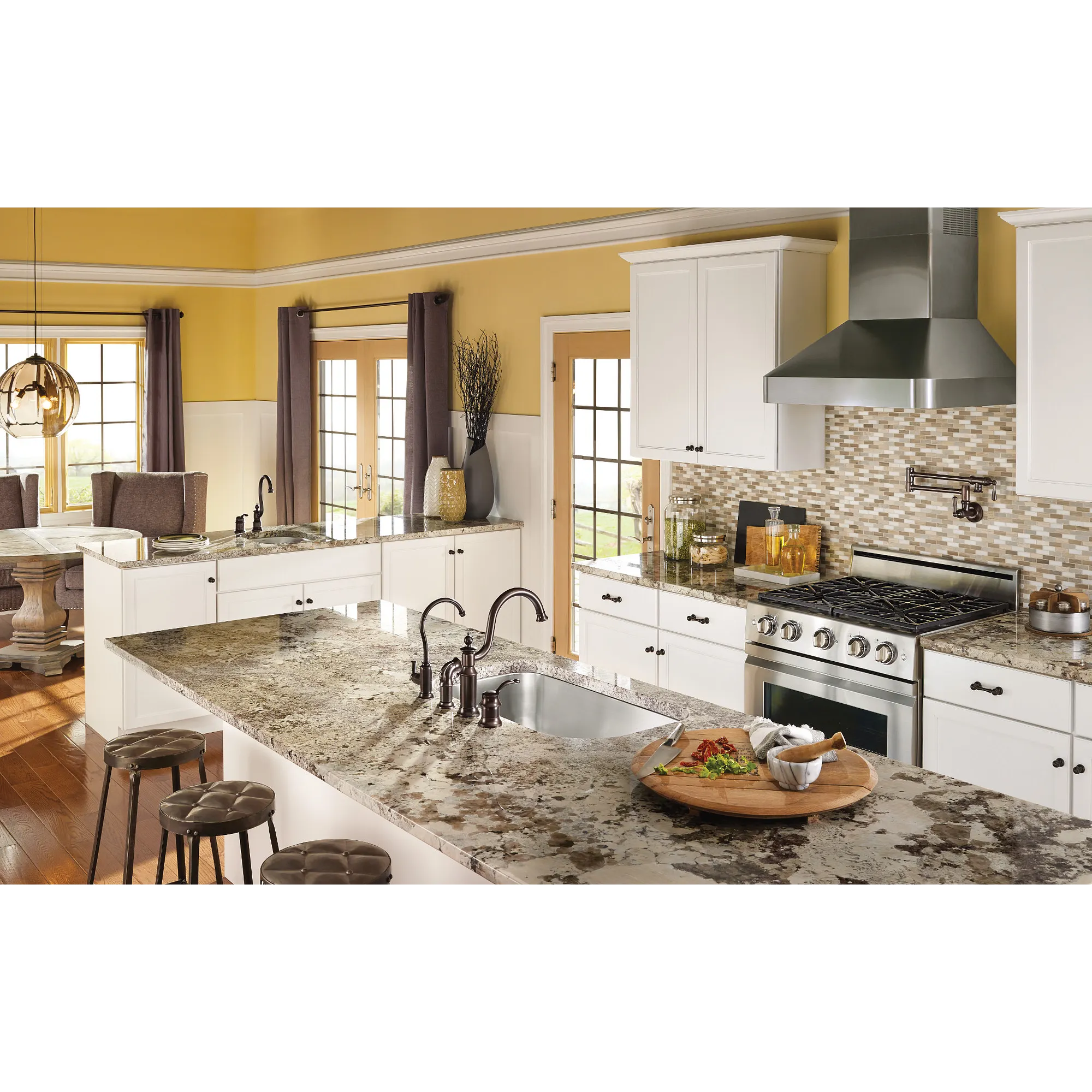 Waterhill Chrome one-handle high arc bar faucet - Image 6