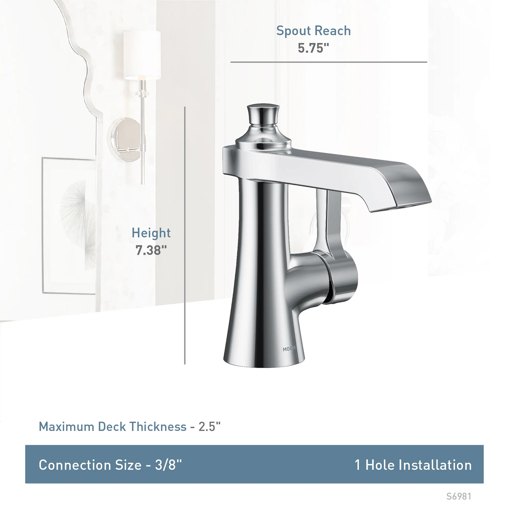 Flara One-handle Bathroom Sink Faucet - Image 15