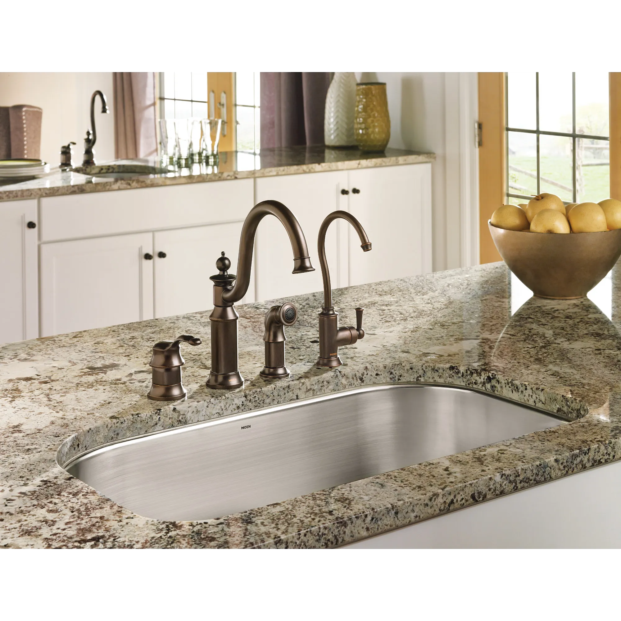Waterhill Chrome One-Handle High Arc Kitchen Faucet - Image 13