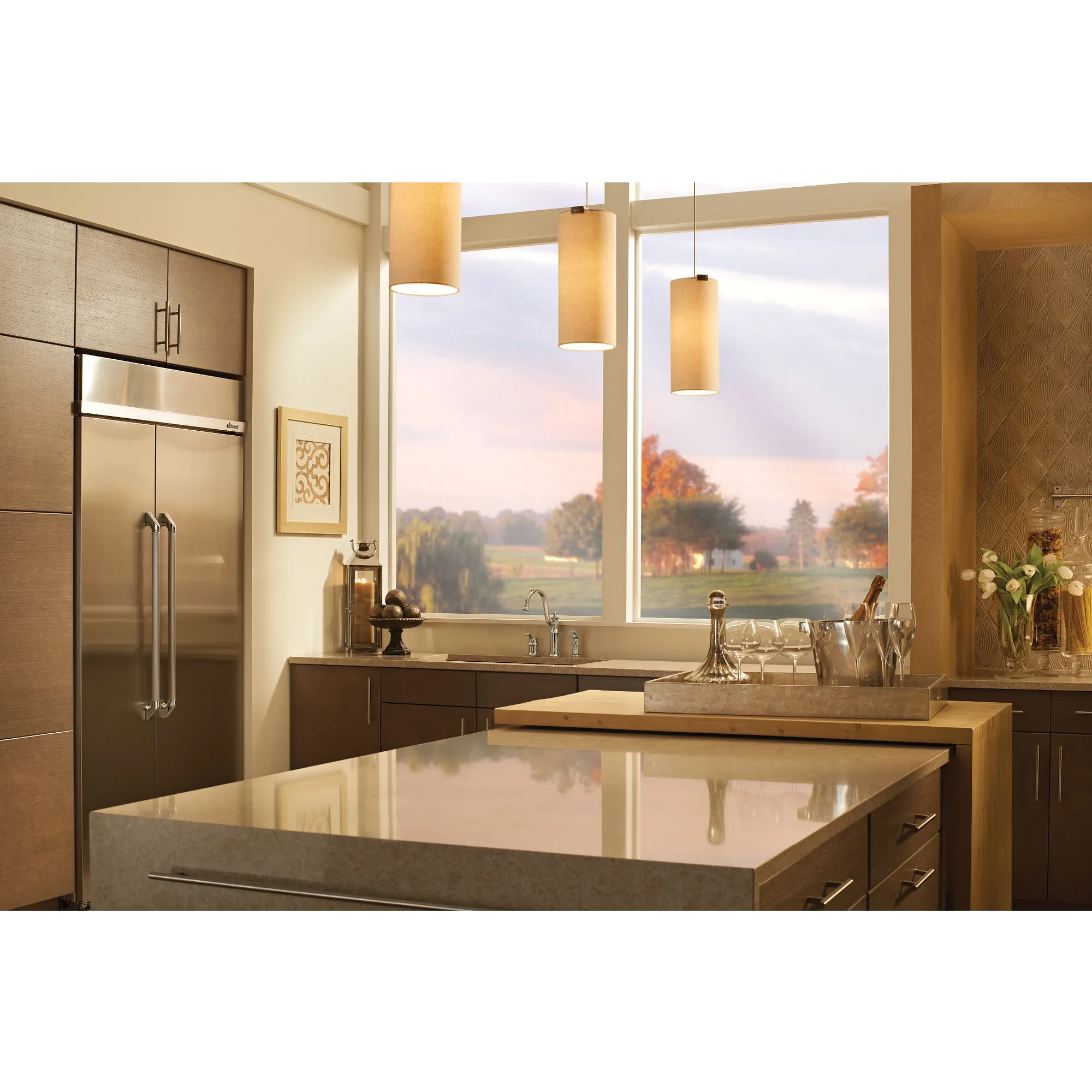 Waterhill Chrome One-Handle High Arc Kitchen Faucet - Image 2