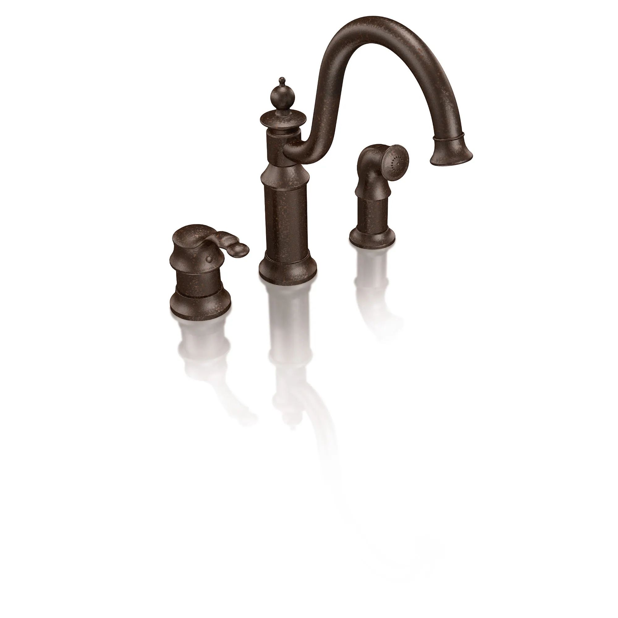 Waterhill Chrome One-Handle High Arc Kitchen Faucet - Image 7