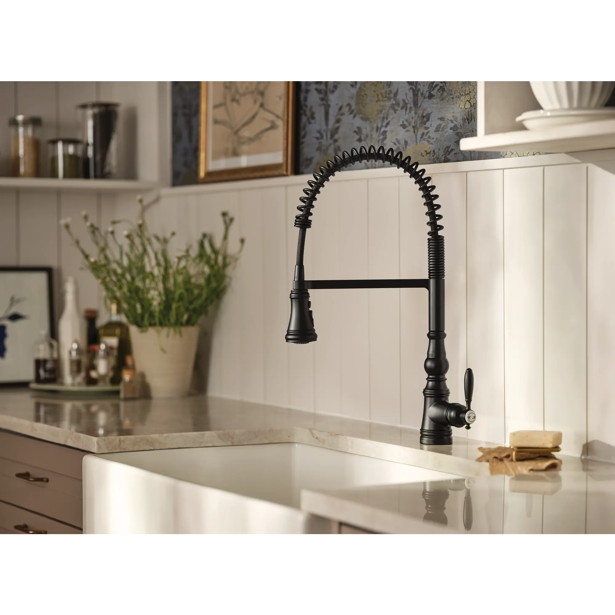 Weymouth One-Handle Pre-Rinse Spring Pulldown Kitchen Faucet - Image 7