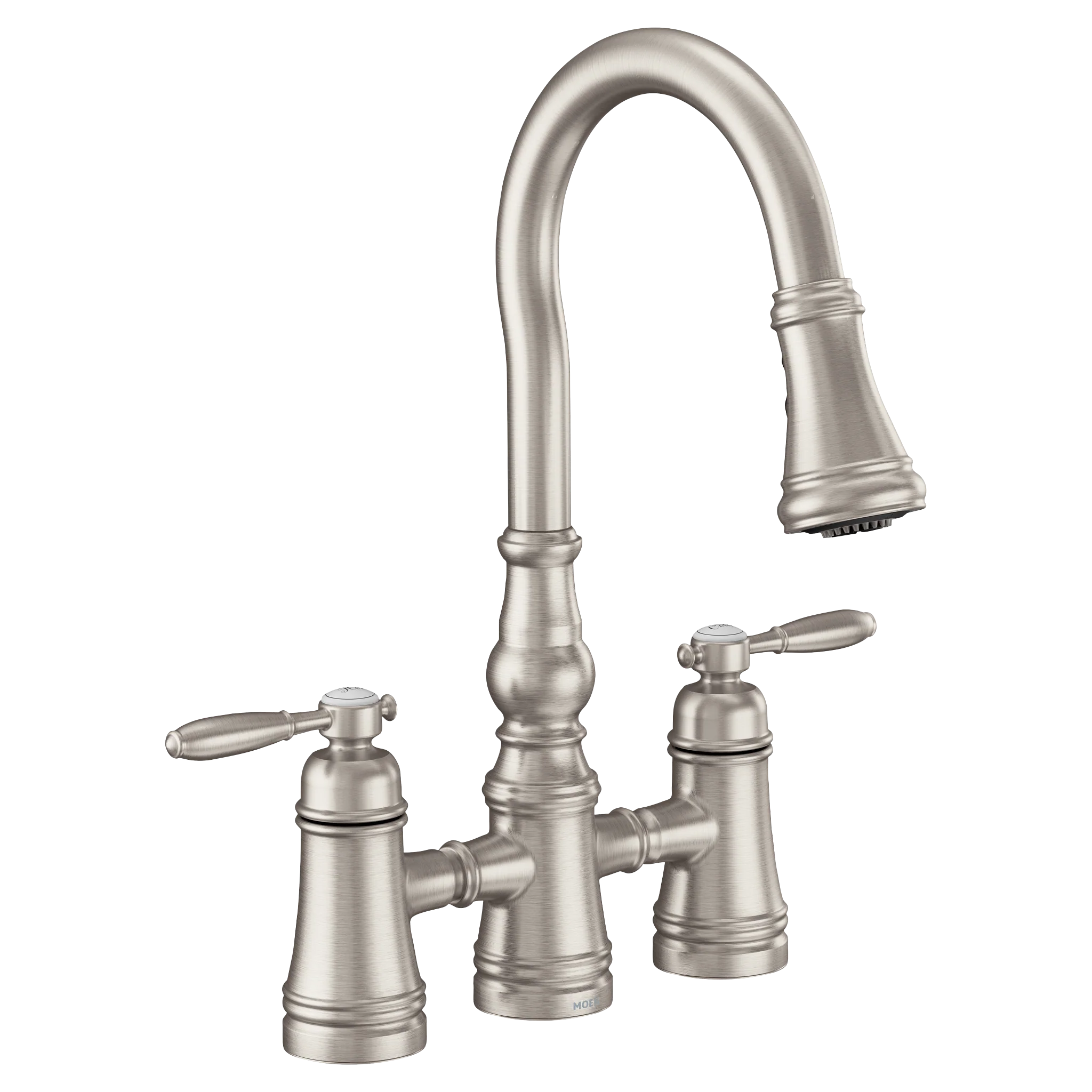 Weymouth Two-Handle High Arc Pulldown Kitchen Faucet - Image 13