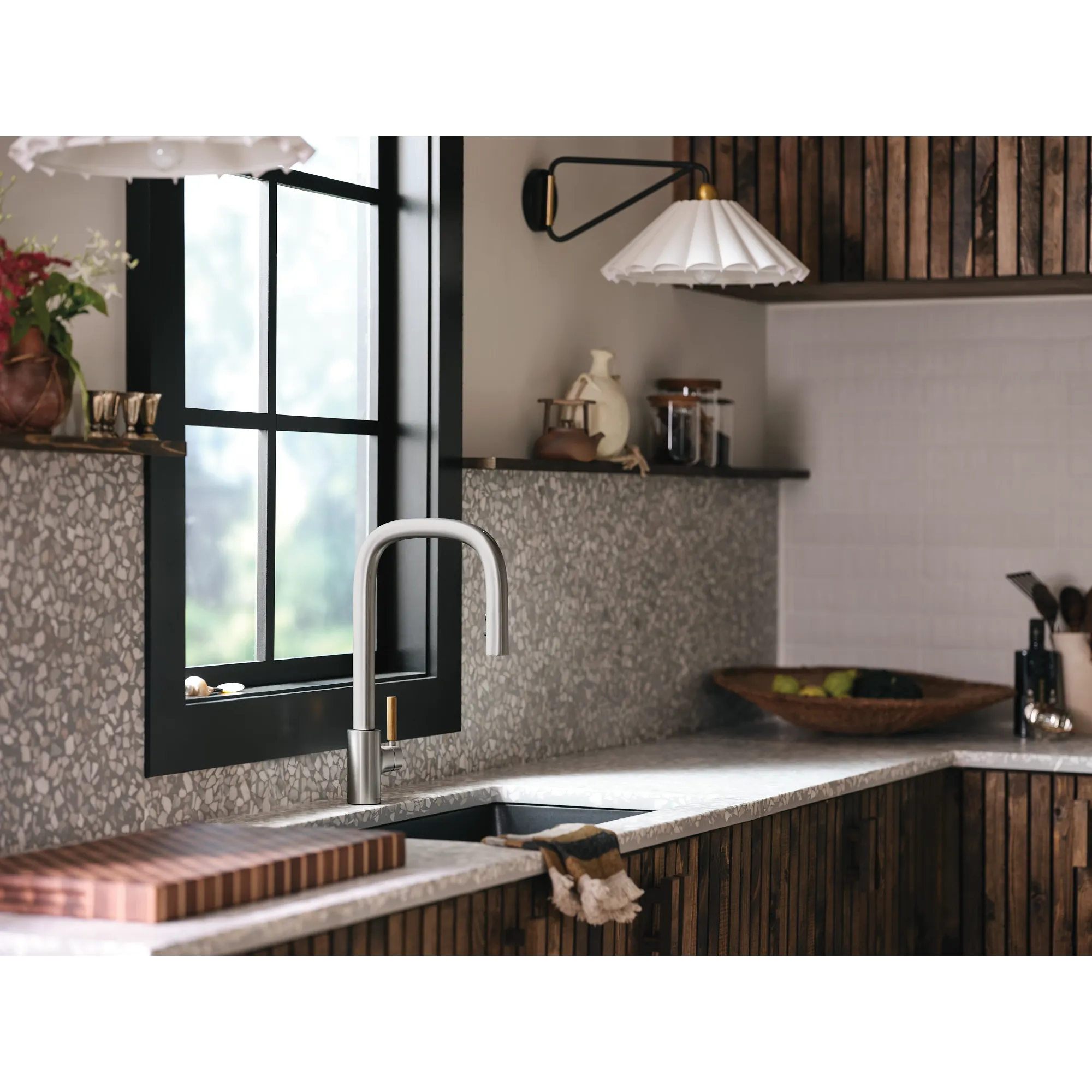 Tenon One-handle High Arc Pulldown Kitchen Faucet - Image 36