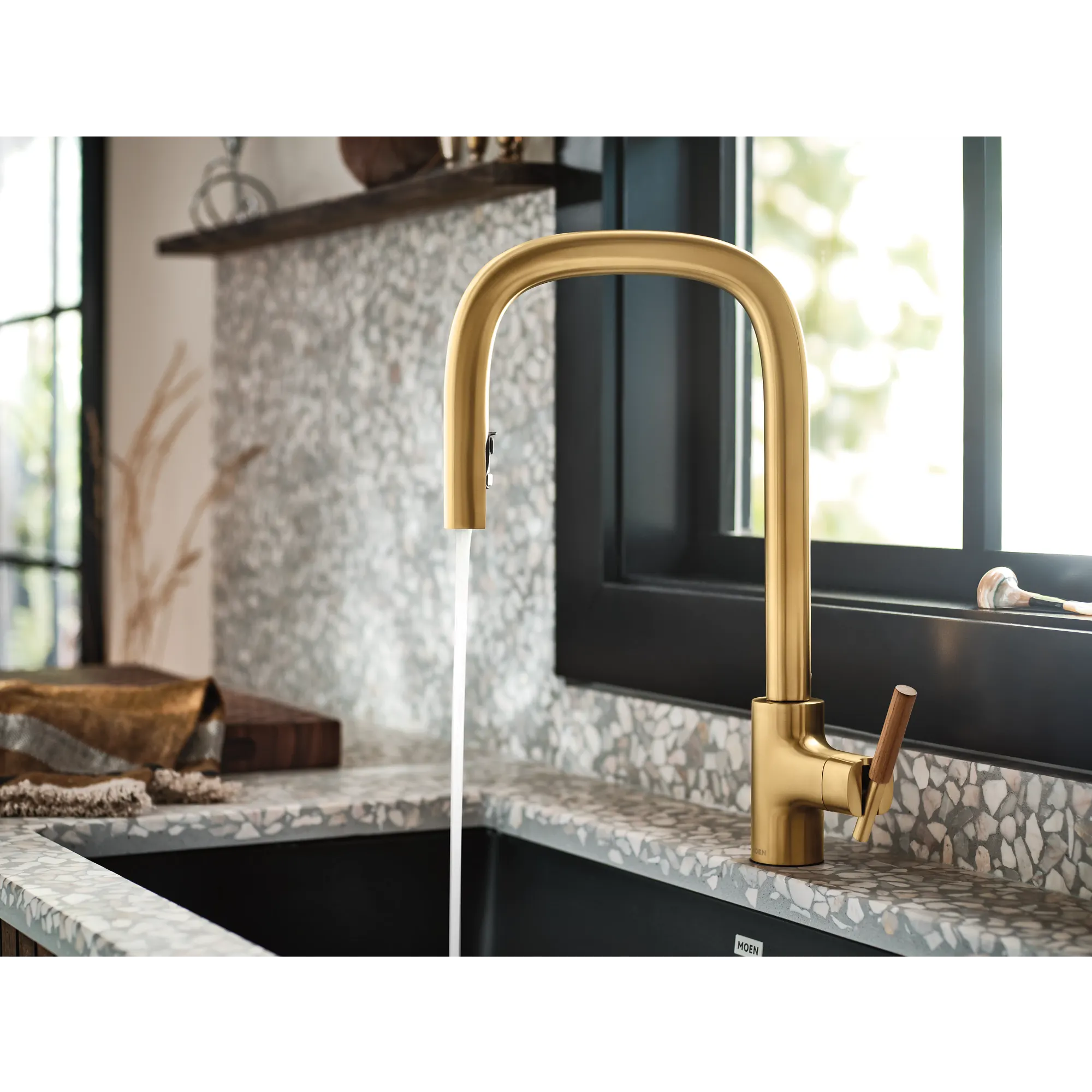 Tenon One-handle High Arc Pulldown Kitchen Faucet - Image 46