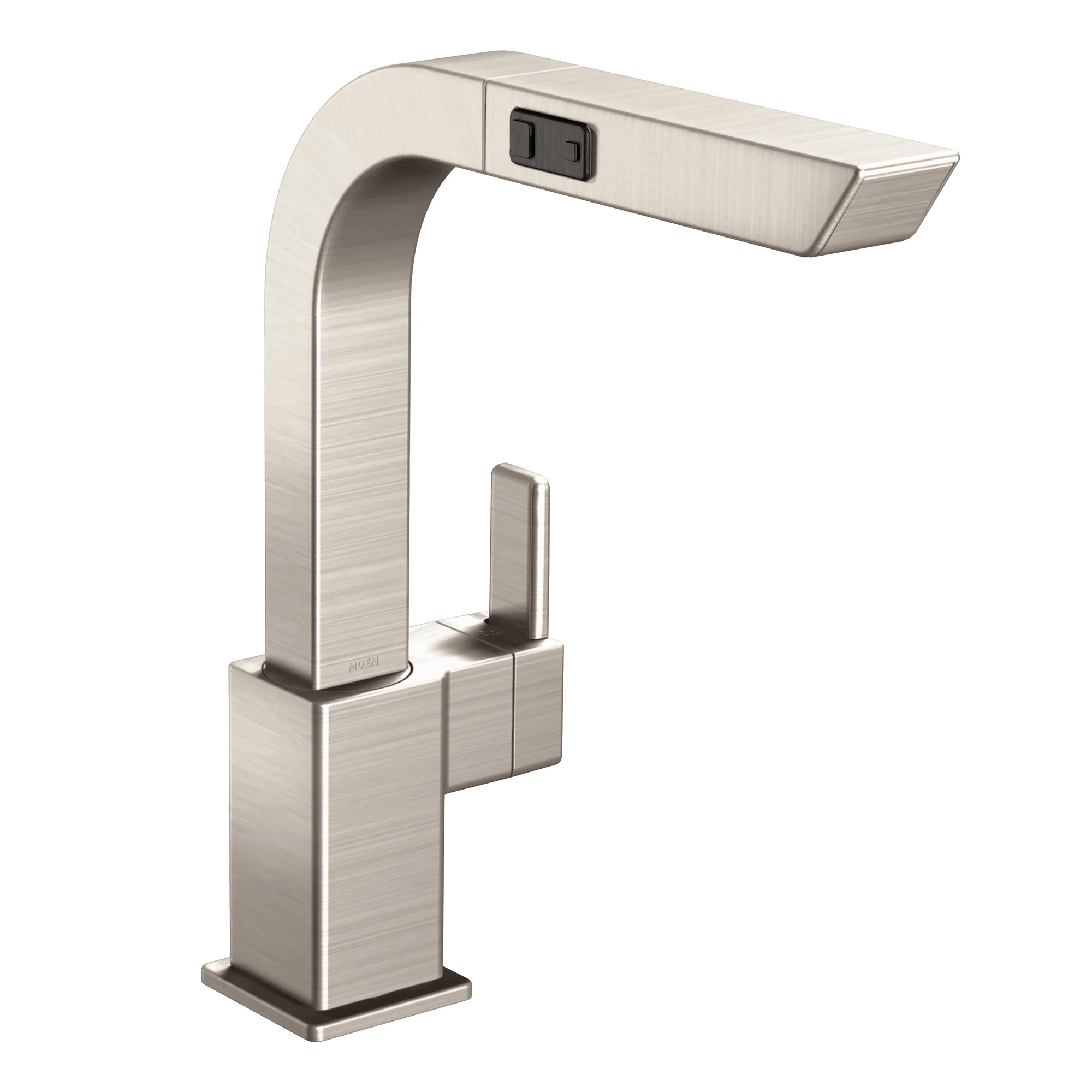 90 Degree Chrome One-Handle High Arc Pullout Kitchen Faucet - Image 10