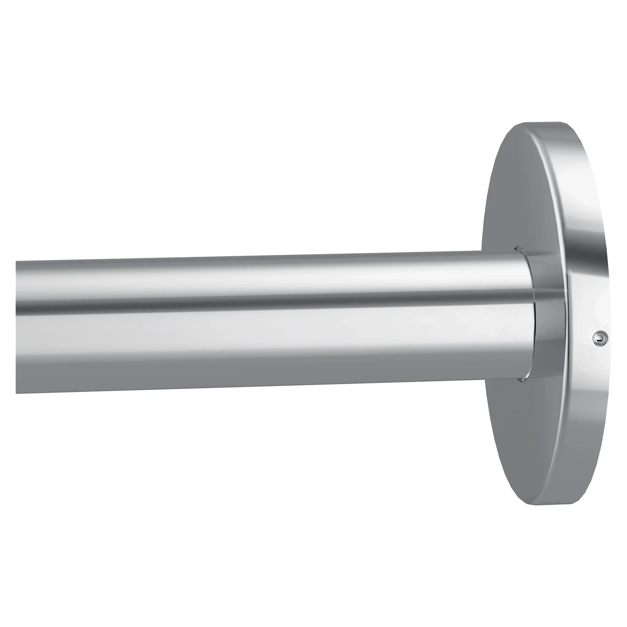 Chrome shower rod